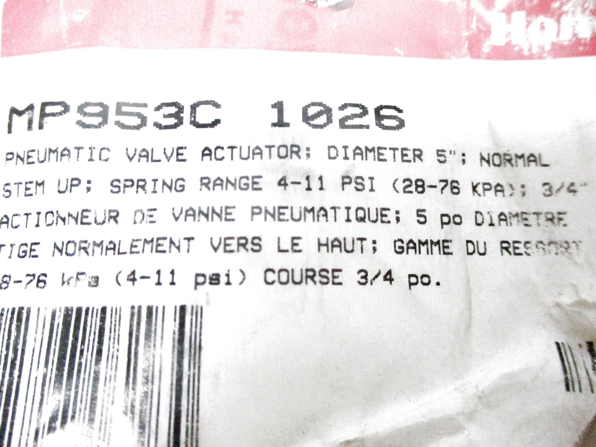 HONEYWELL MP953C1026 NSNP