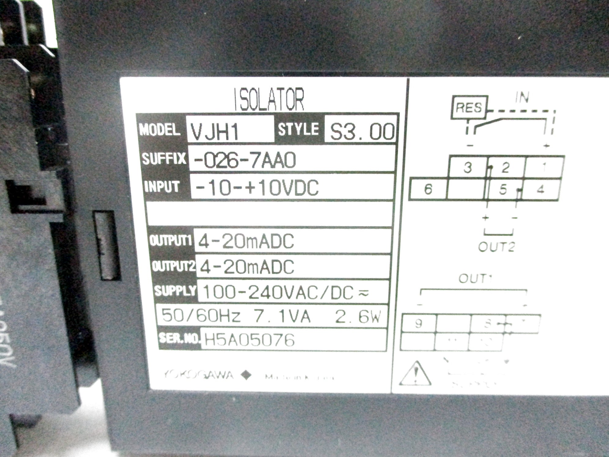 JUXTA VJH1-026-7AA0 NSMP