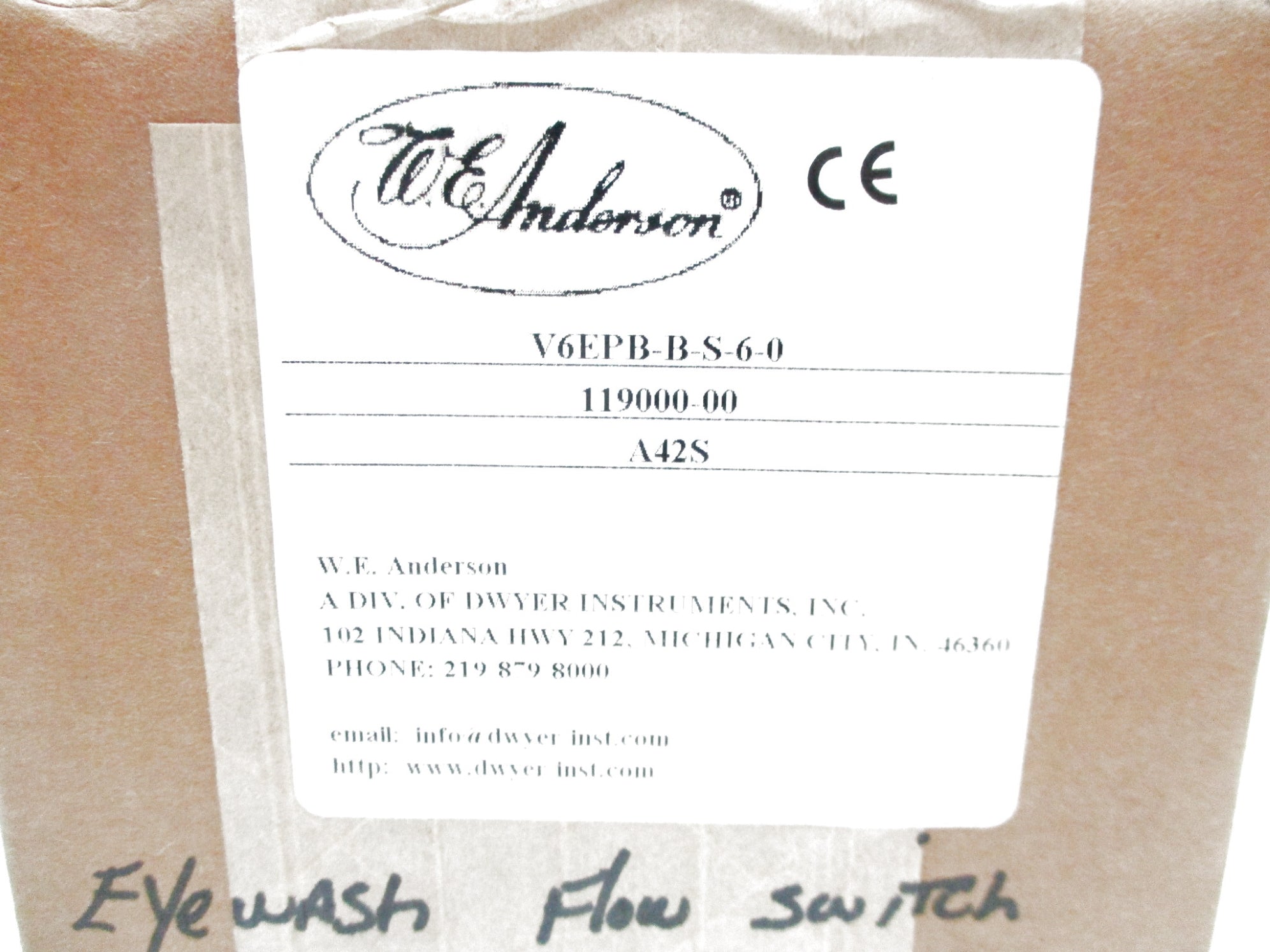 W.E.ANDERSON V6EPB-B-S-6-0 NSFS