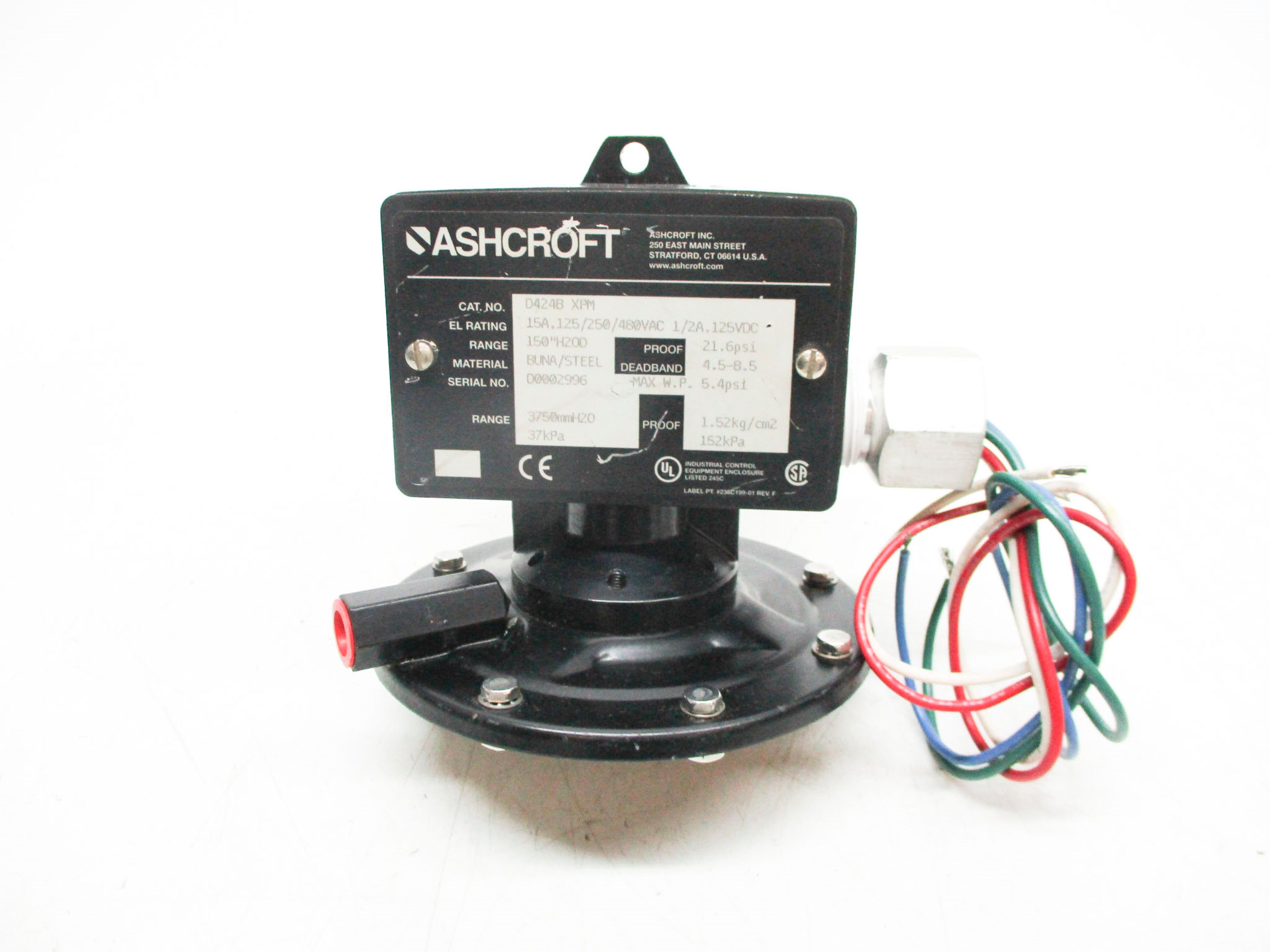 ASHCROFT D424B-XPM UNMP