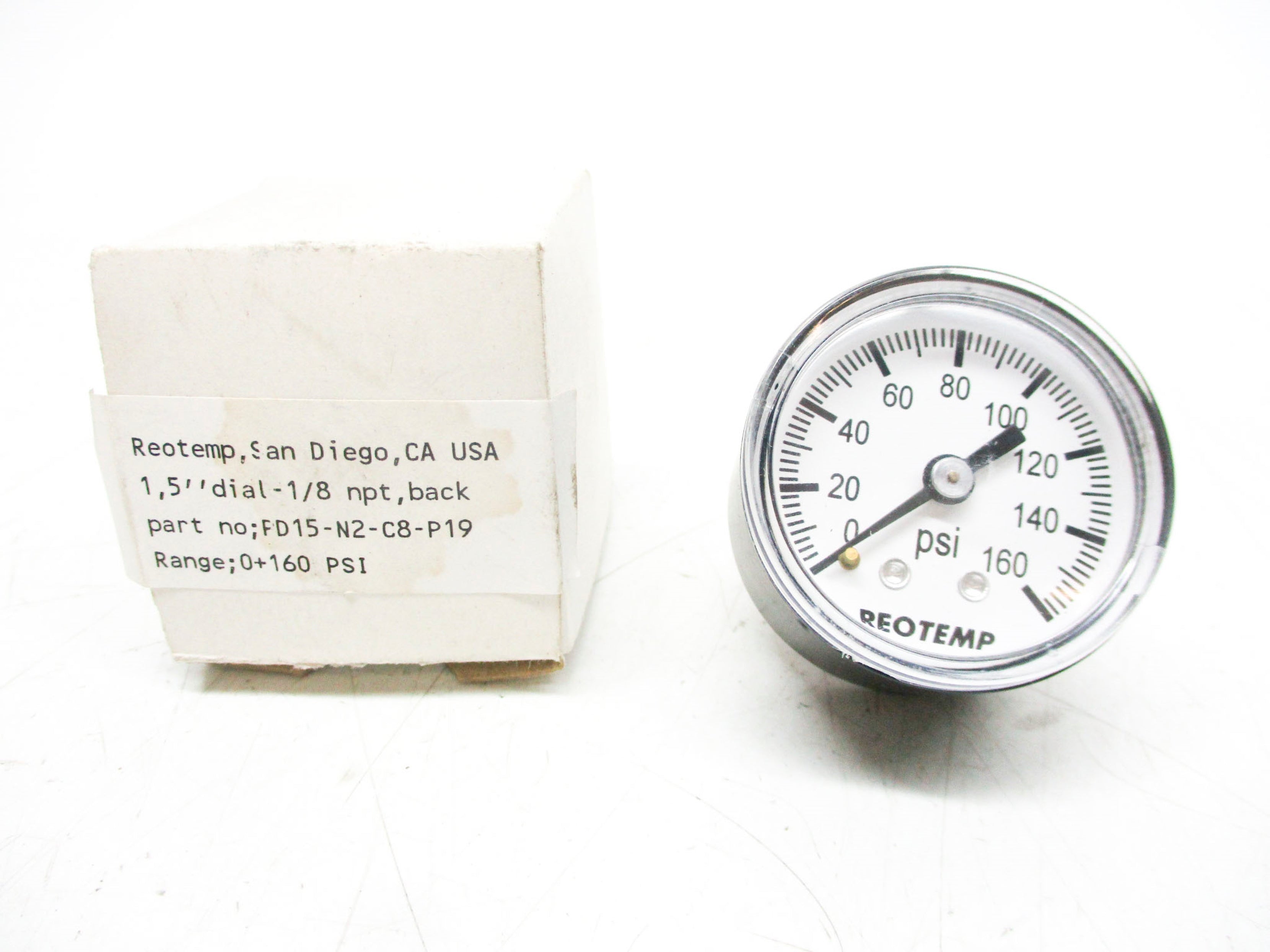 REOTEMP PD15-N2-C8-P19 0-160PSI NSMP
