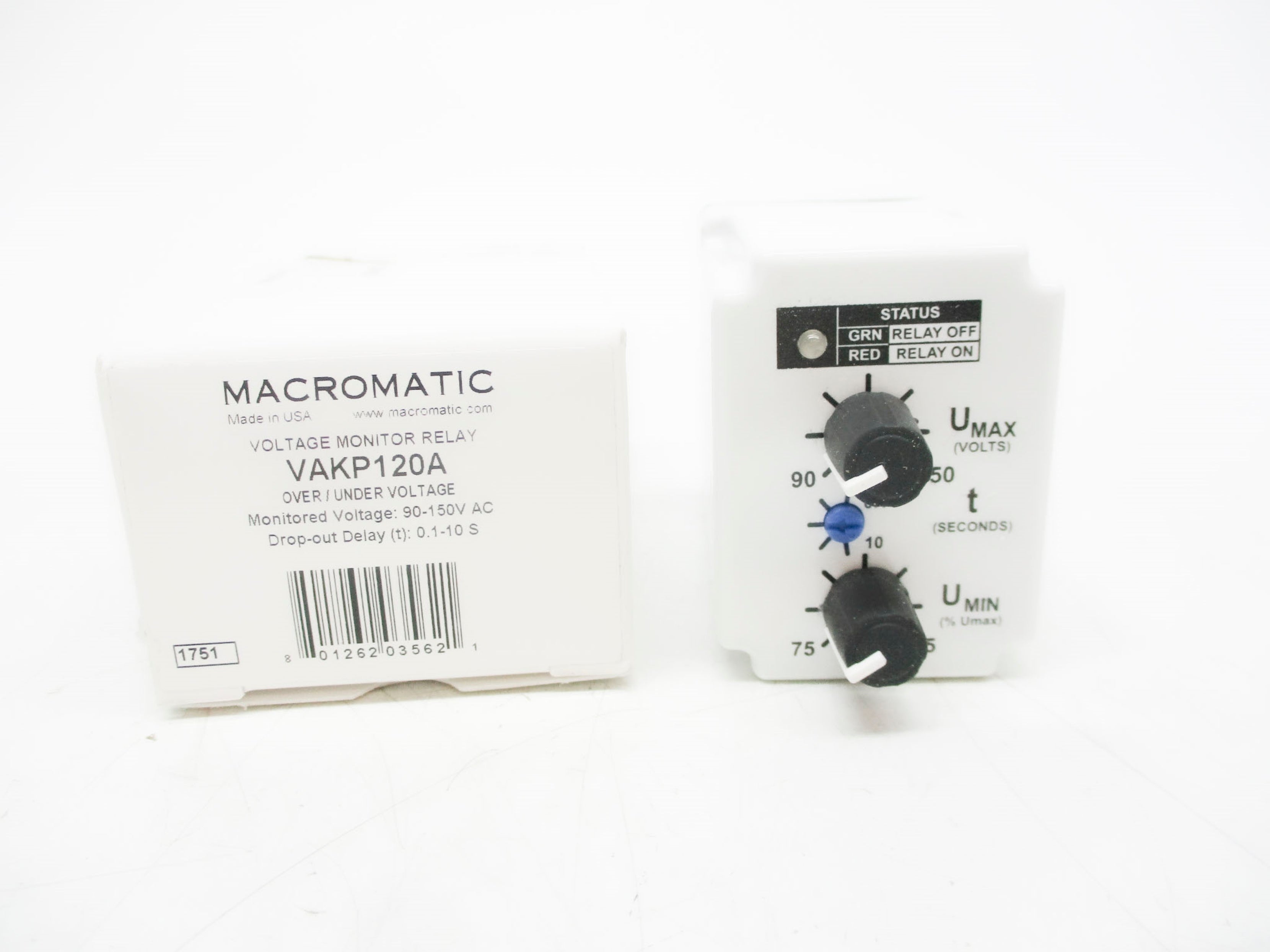 MACROMATIC VAKP120A 0.1-10S 90-150VAC NSMP