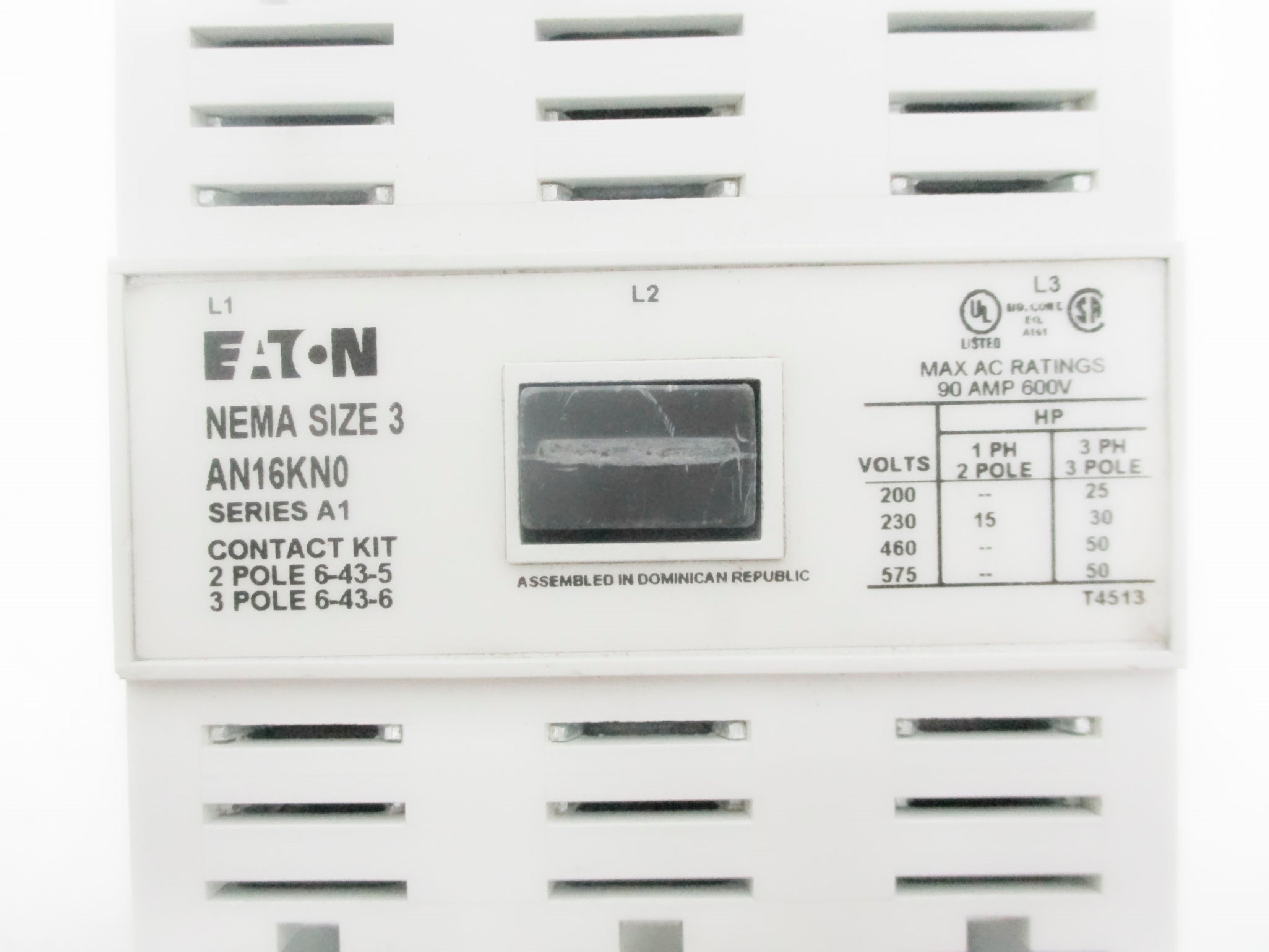 EATON AN16KN0 SER. A1 110/120V UNMP
