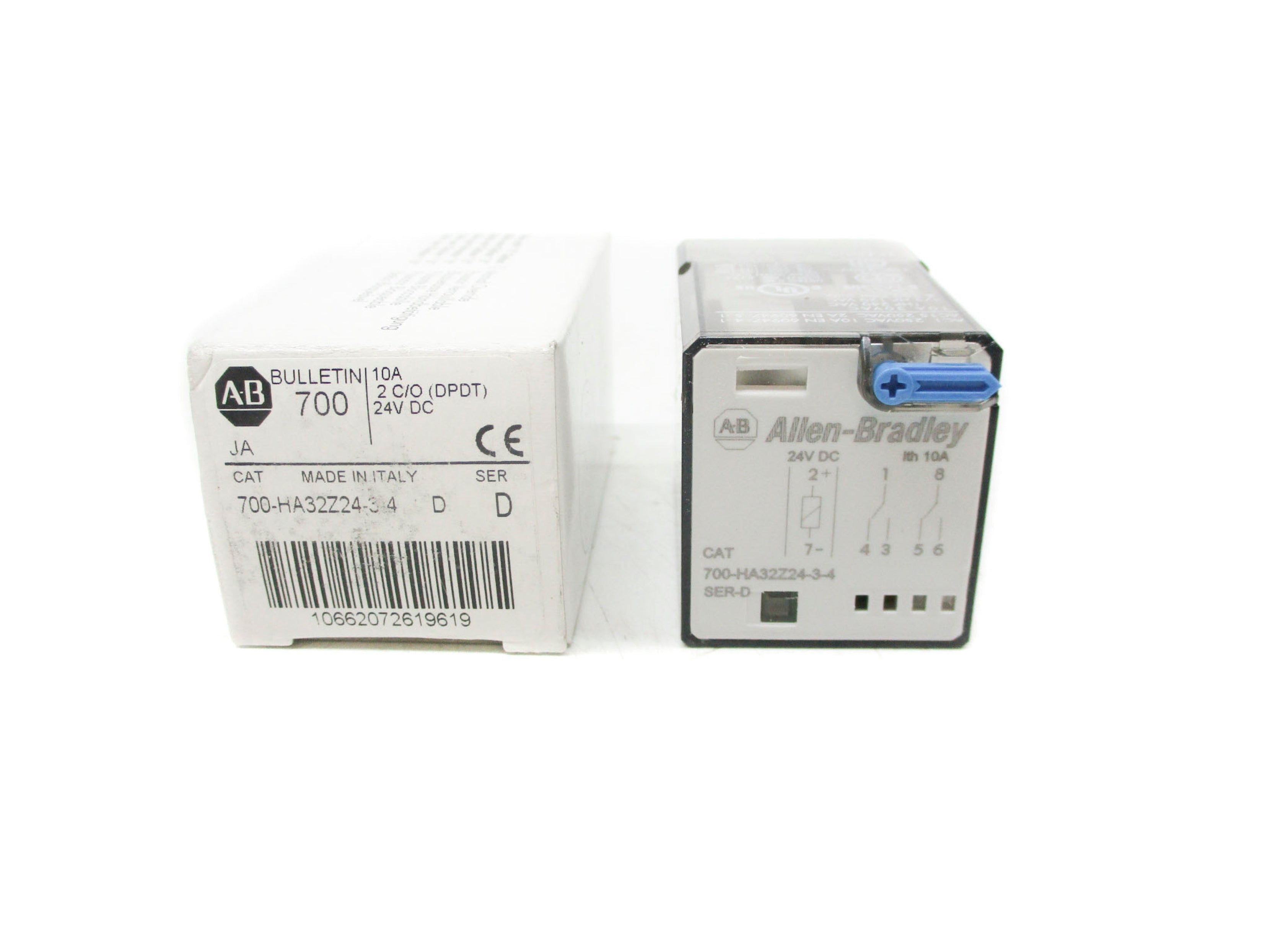 ALLEN BRADLEY 700-HA32Z24-3-4 SER. D 24VDC (WH) NSMP