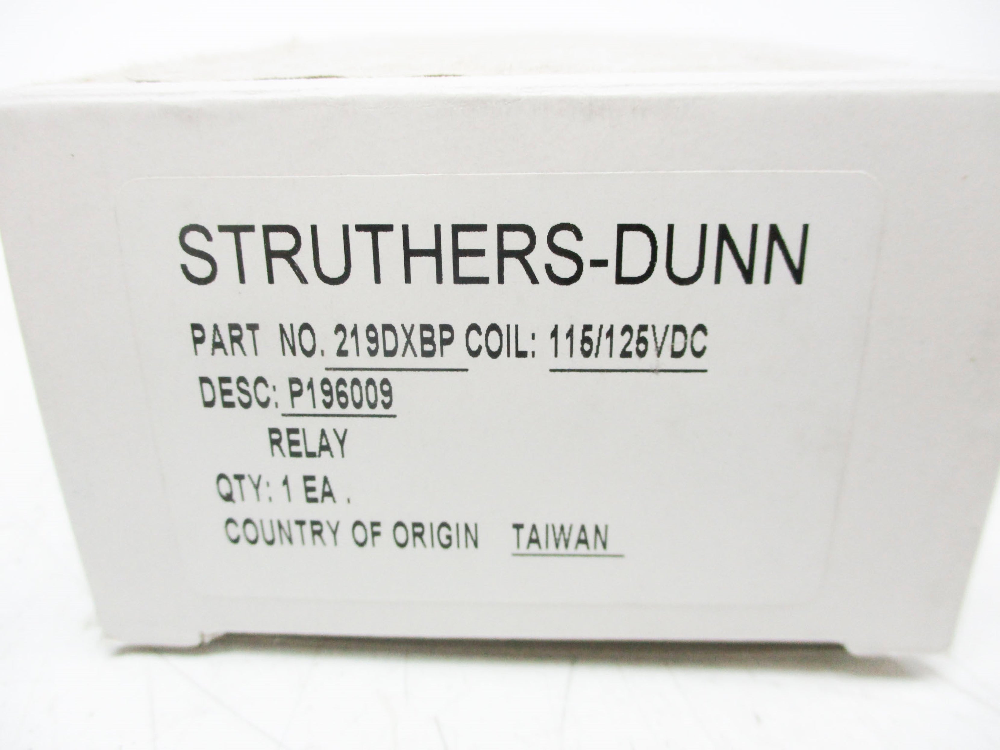STRUTHERS-DUNN 219DXBP 115/125VDC NSMP