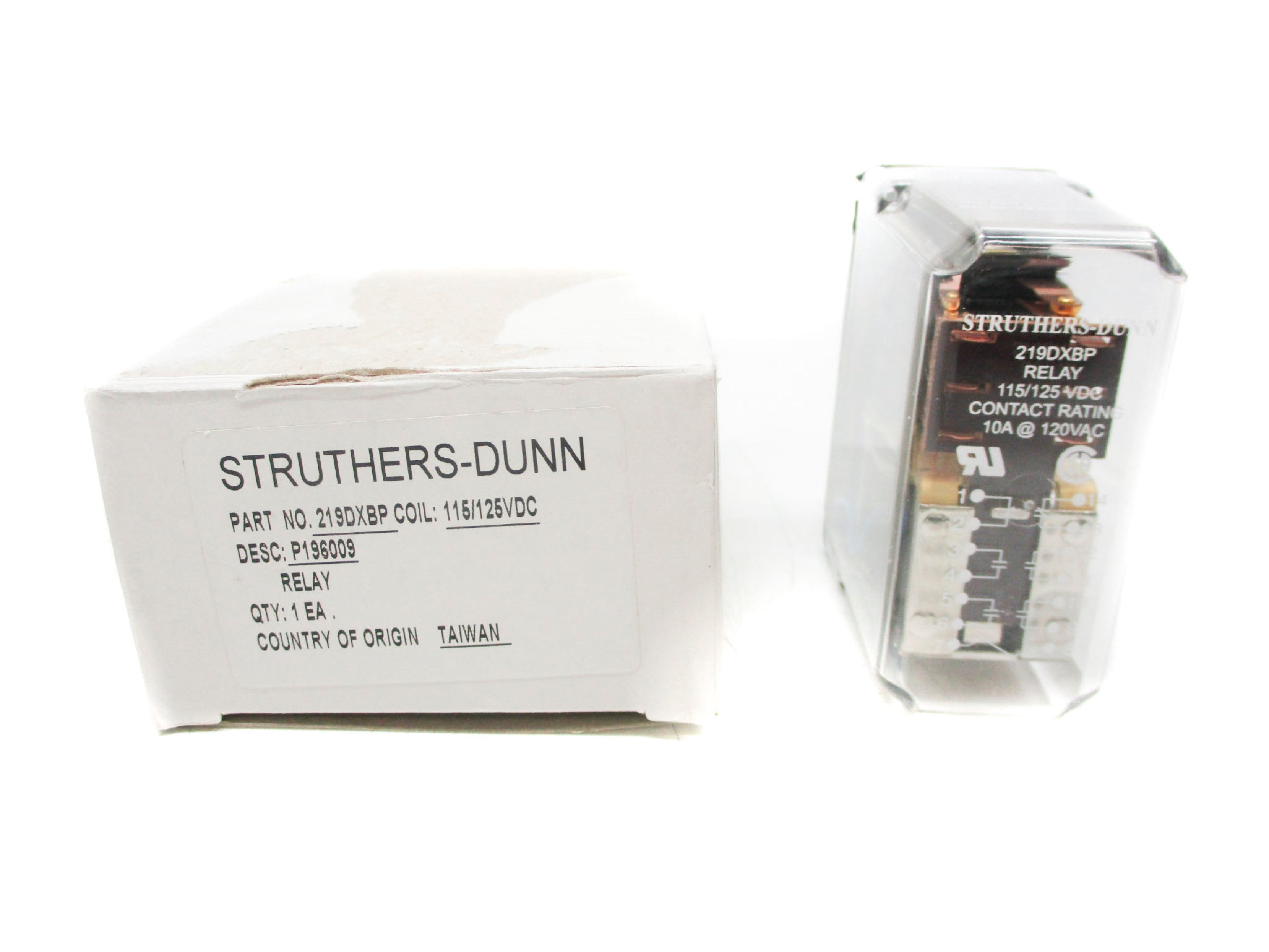 STRUTHERS-DUNN 219DXBP 115/125VDC (AS PICTURED) NSMP