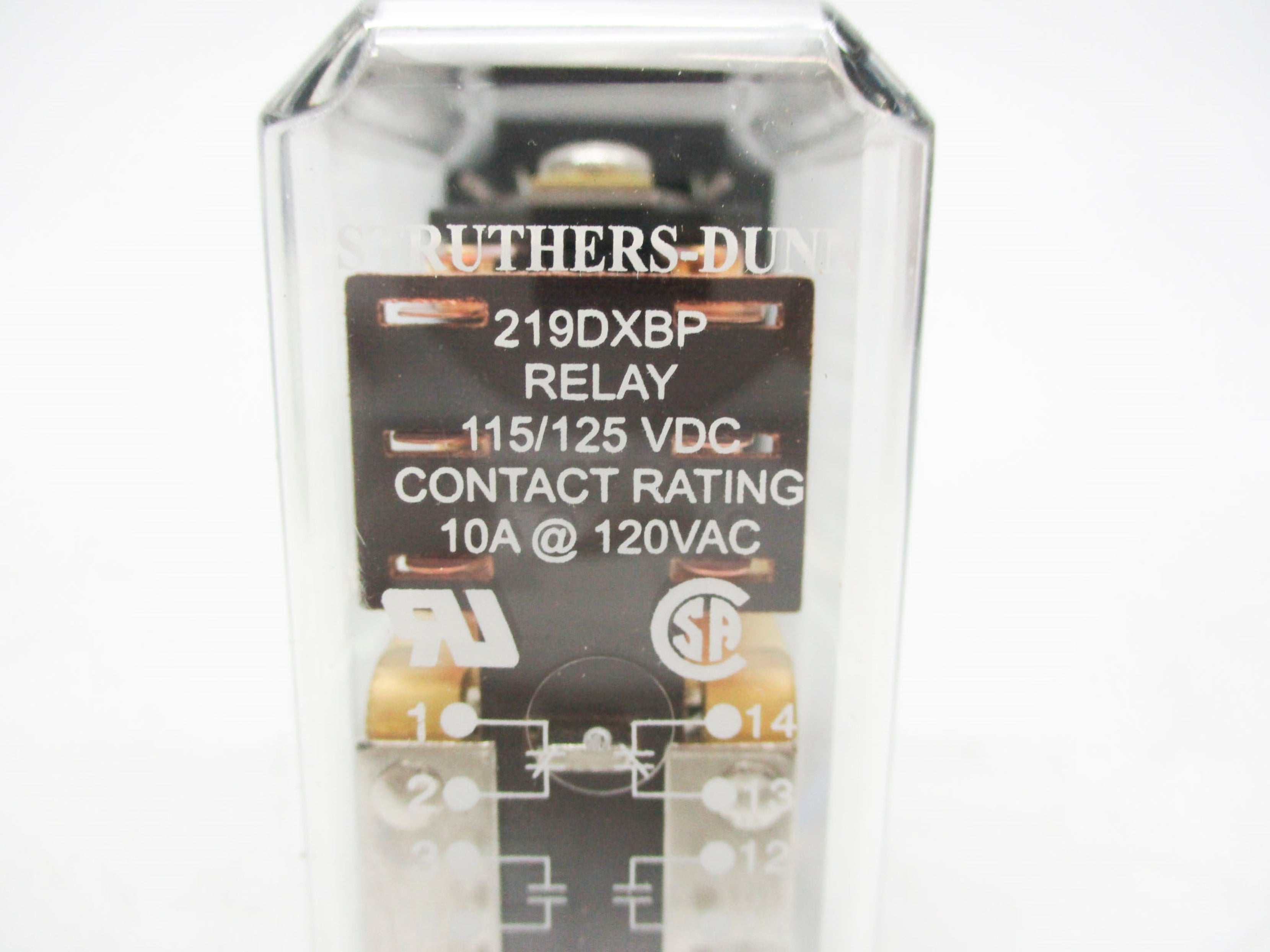 STRUTHERS-DUNN 219DXBP 115/125VDC (AS PICTURED) NSMP