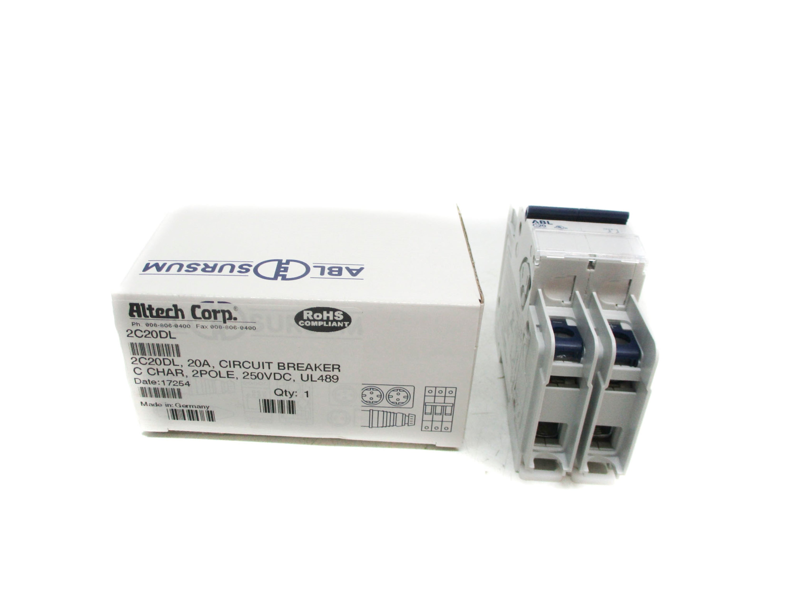 ALTECH CORP 2C20DL 20A 250VDC NSMP