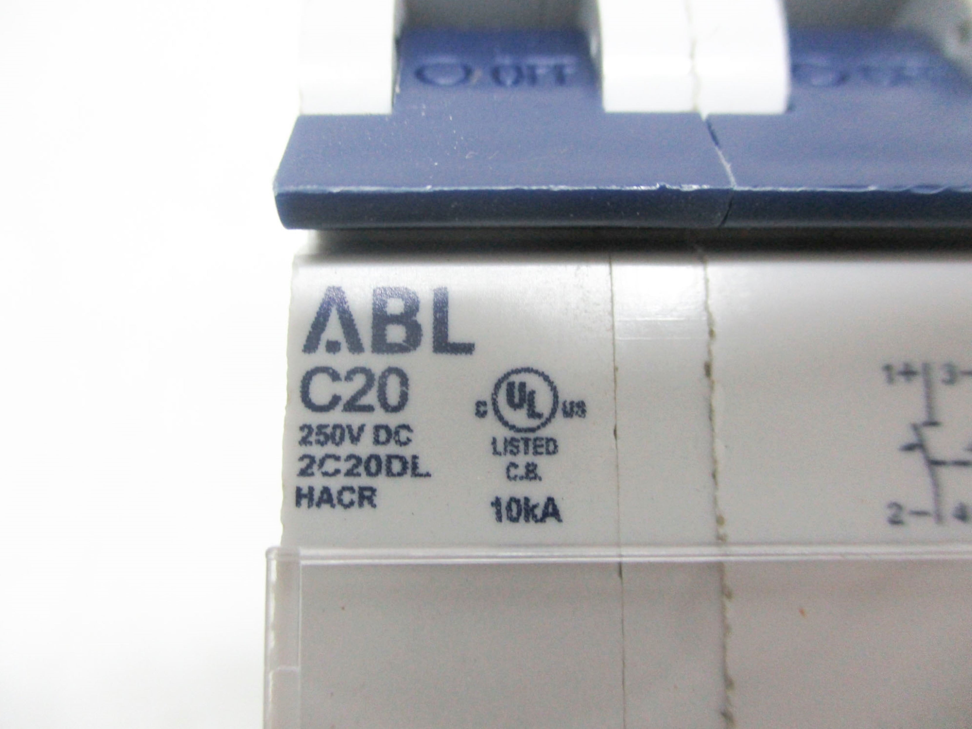 ALTECH CORP 2C20DL 20A 250VDC NSNP