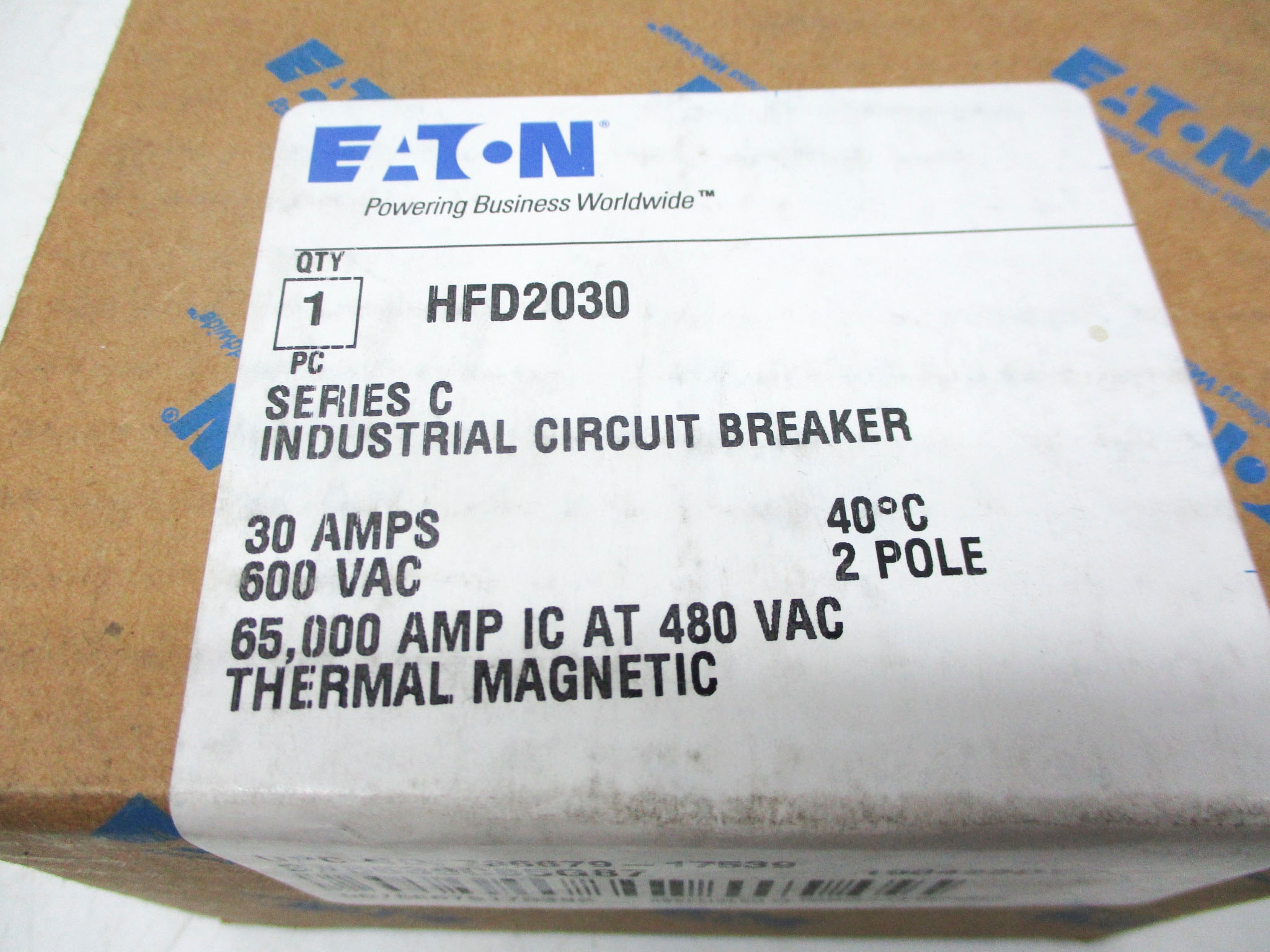 EATON HFD2030 SER. C 30A 600VAC (WHITE) NSMP