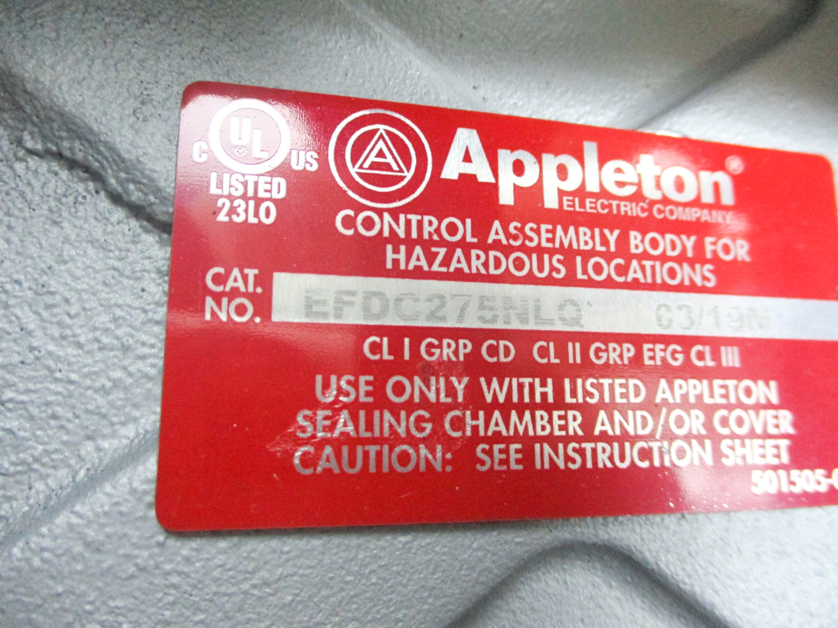 APPLETON EFDC275NLQ NSMP