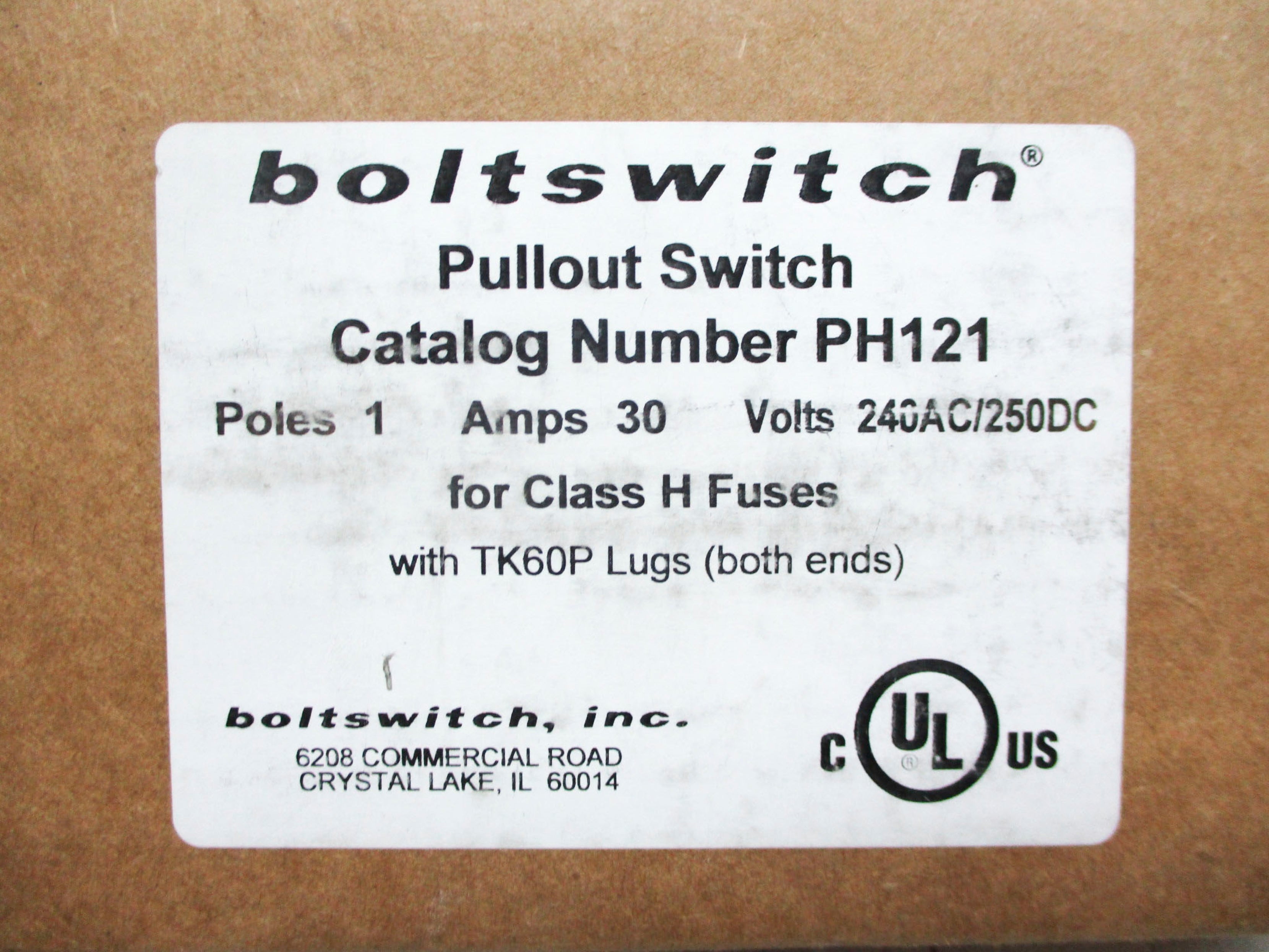 BOLTSWITCH PH121 NSMP