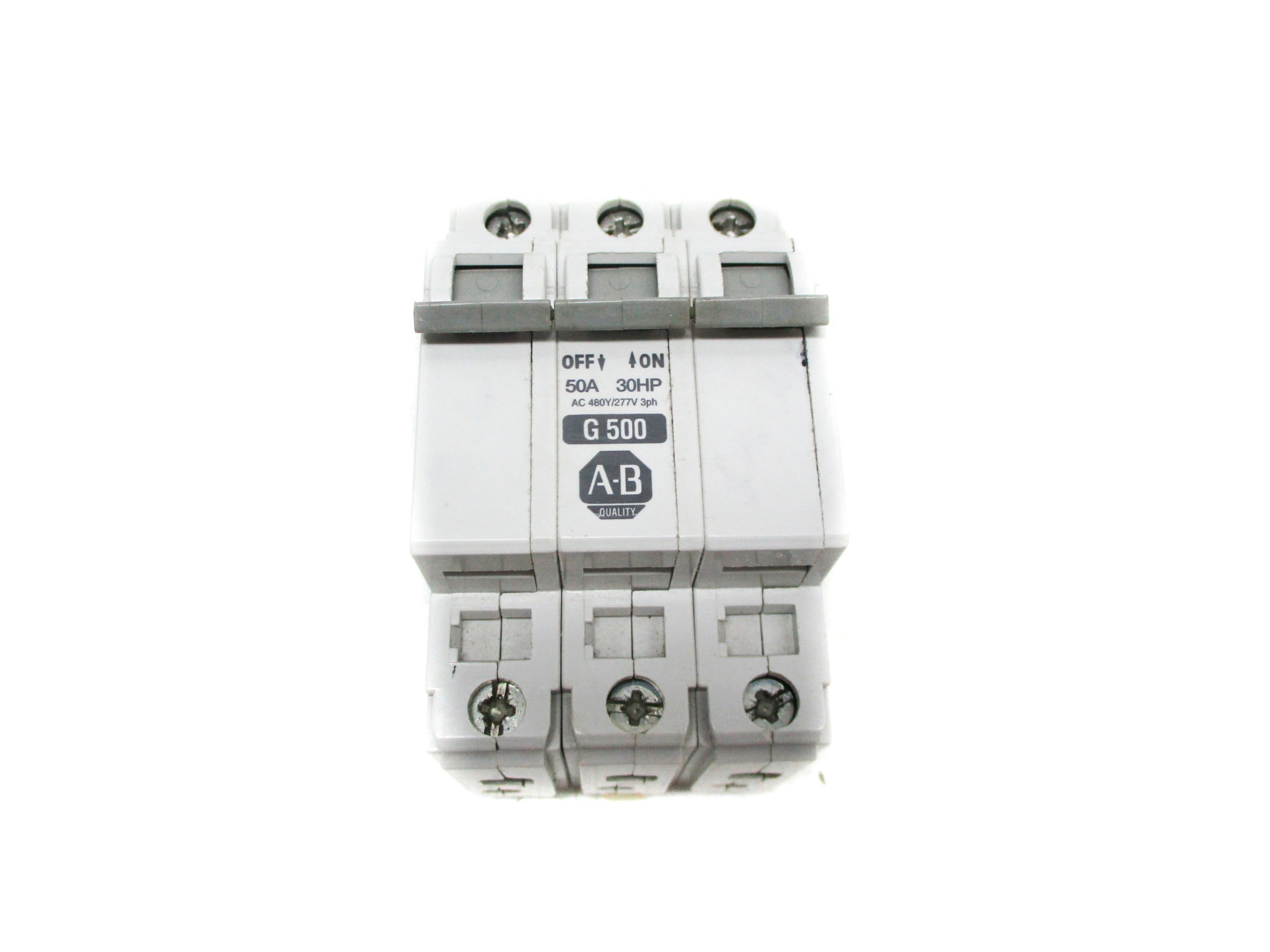 ALLEN BRADLEY 1492-CB3G500 SER. C 50A 480Y/277V UNMP