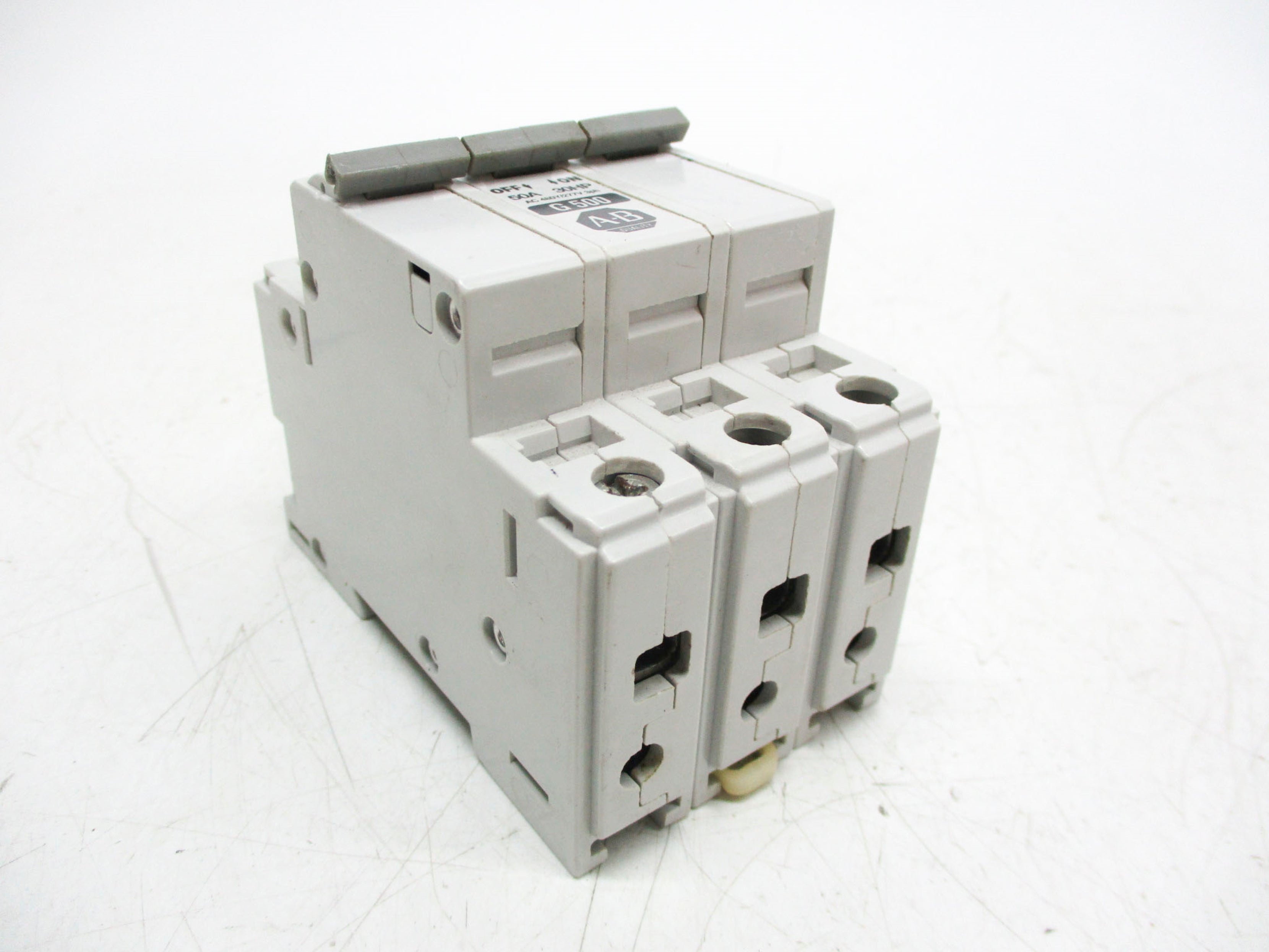 ALLEN BRADLEY 1492-CB3G500 SER. C 50A 480Y/277V UNMP