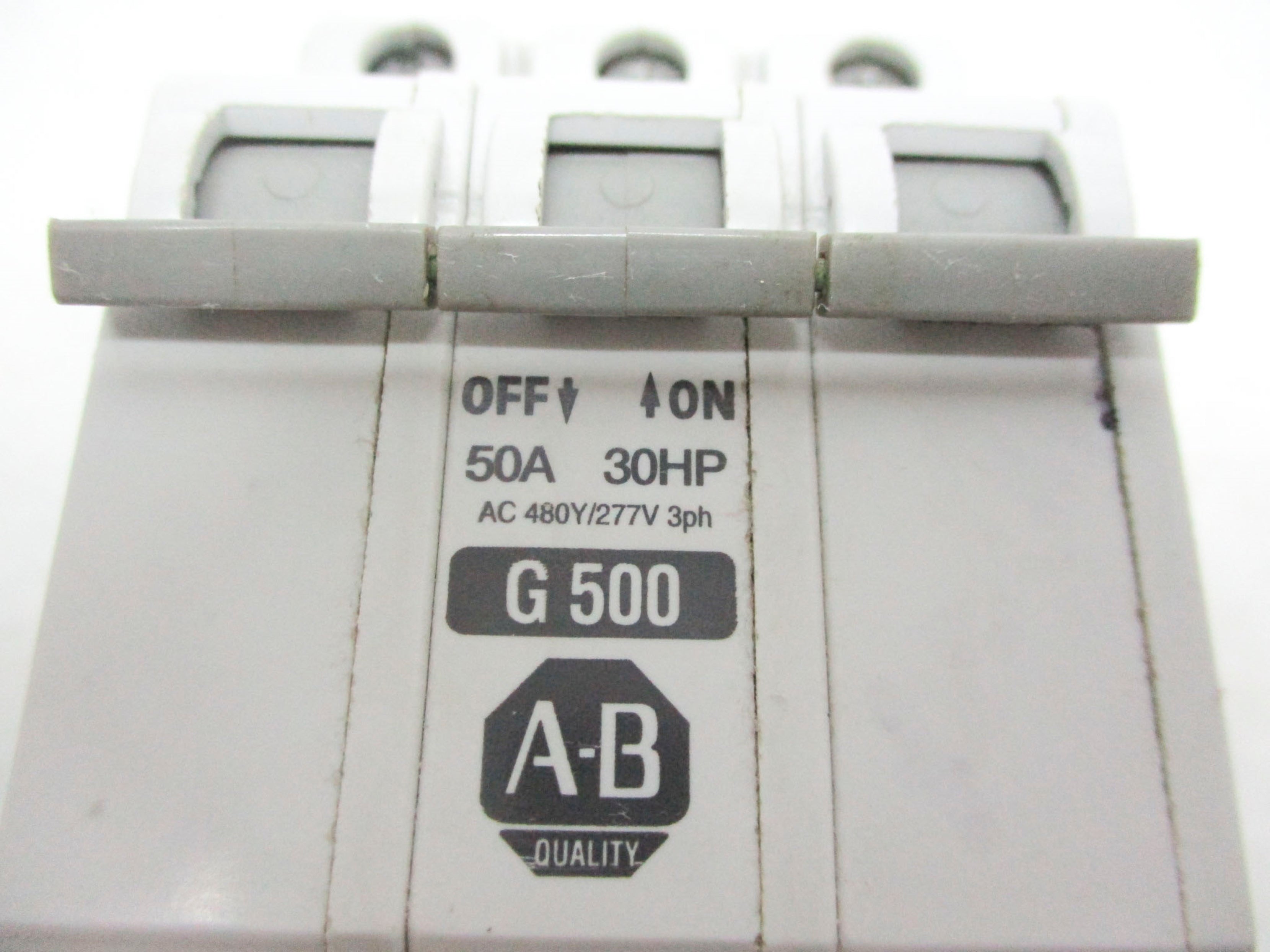 ALLEN BRADLEY 1492-CB3G500 SER. C 50A 480Y/277V UNMP