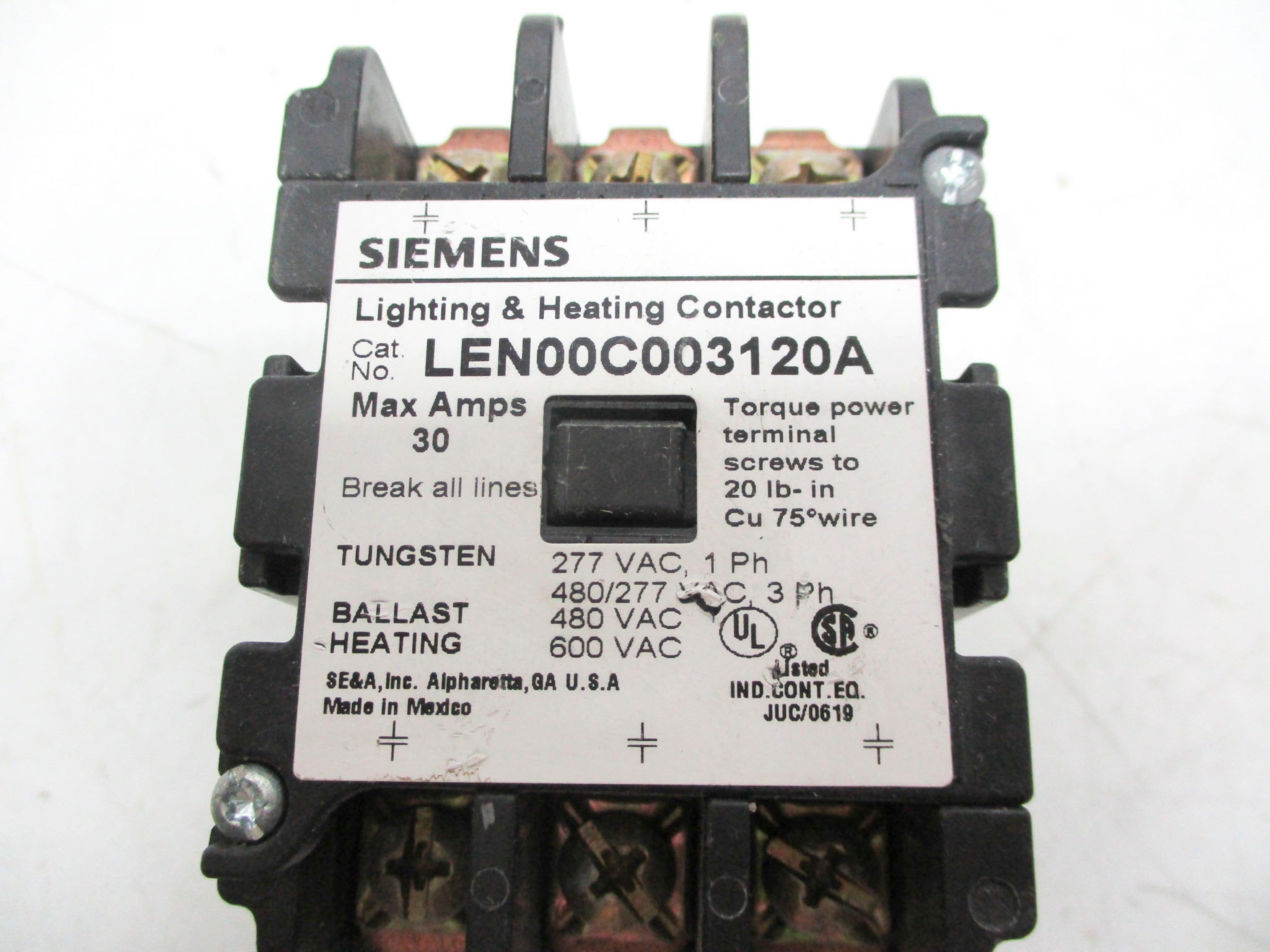 SIEMENS LEN00C003120A  110V50HZ 120V60HZ UNMP