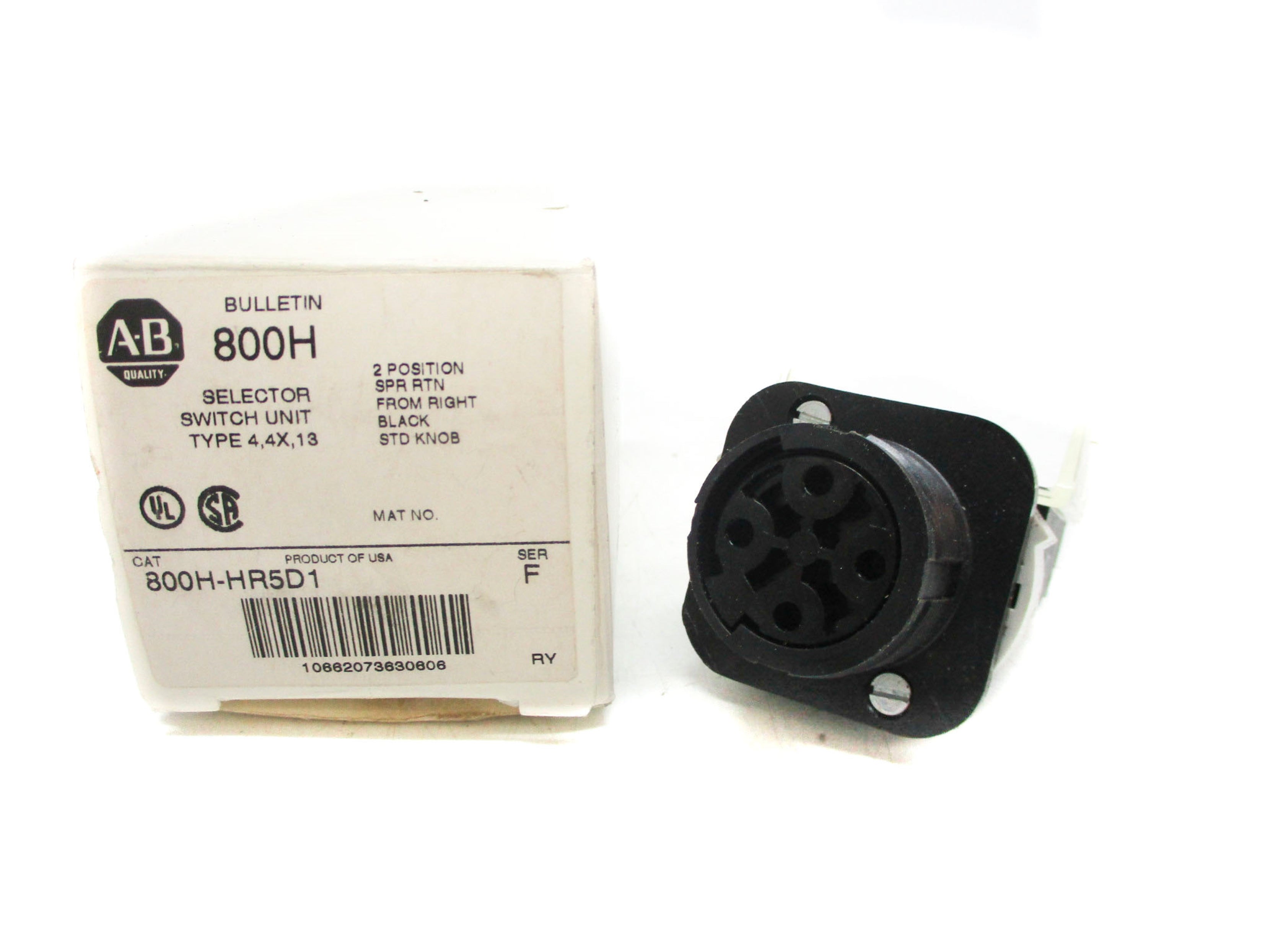 ALLEN BRADLEY 800H-HR5D1 SER. F (AS PICTURED) (WH) NSMP