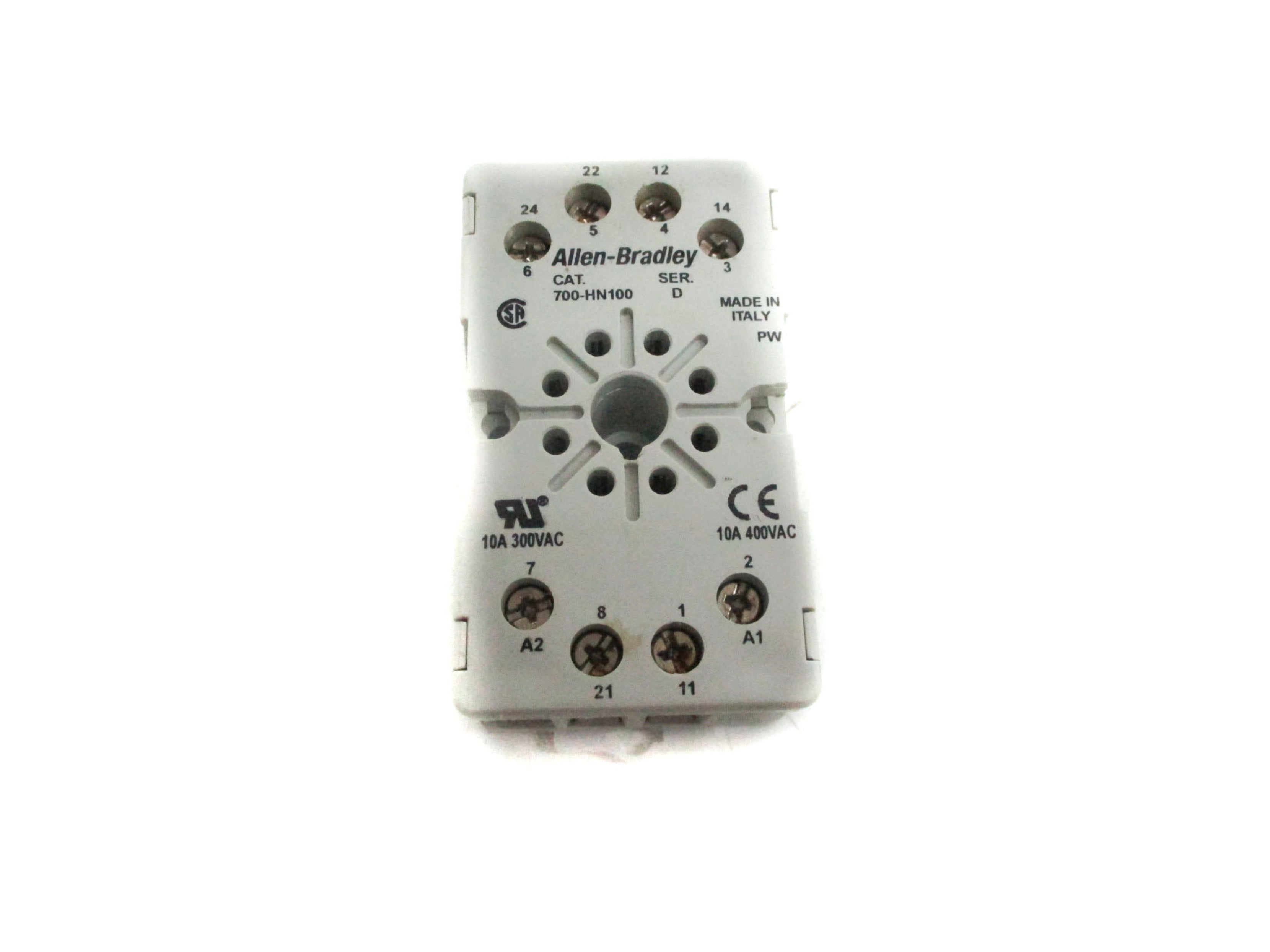 ALLEN BRADLEY 700-HN100 300VAC 10A  SER. D UNMP