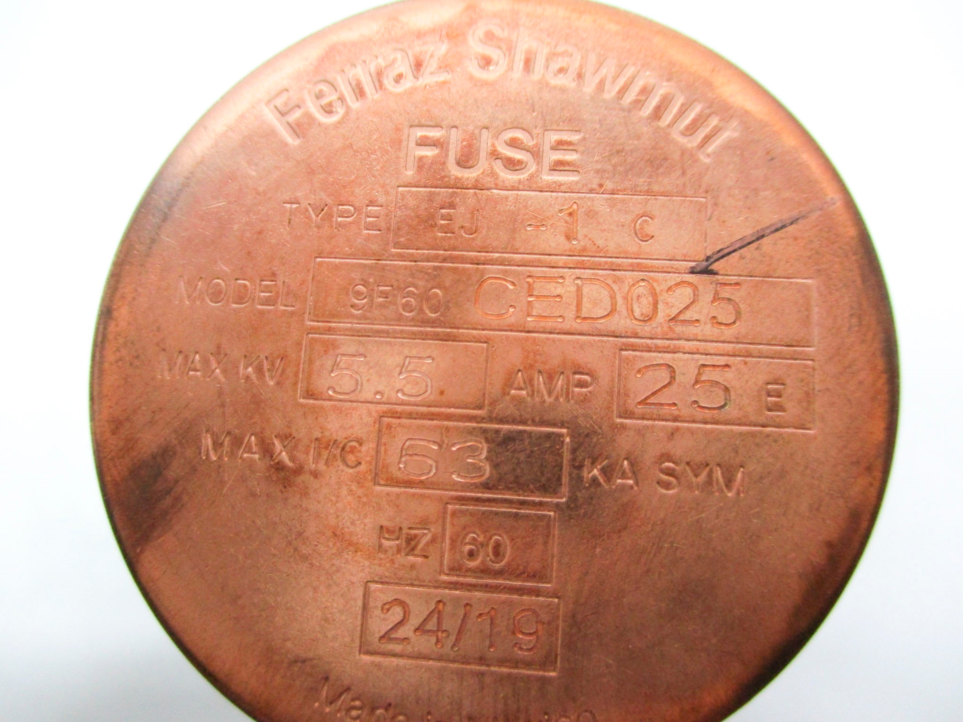 FERRAZ SHAWMUT 9F60CED025 NSMP