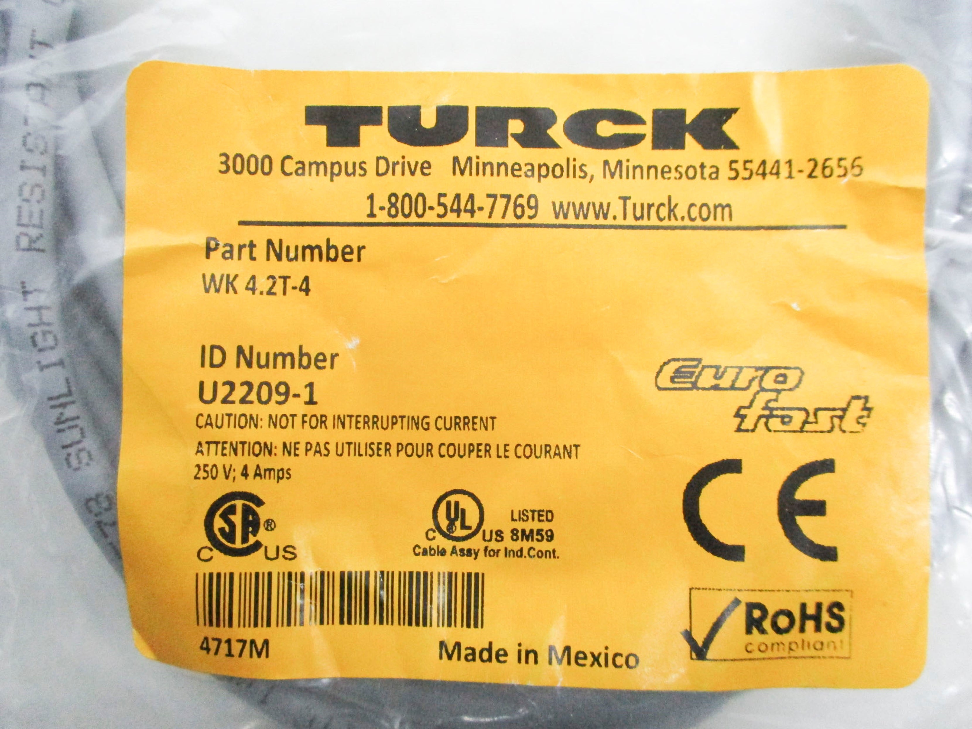 TURCK WK4.2T-4 NSMP