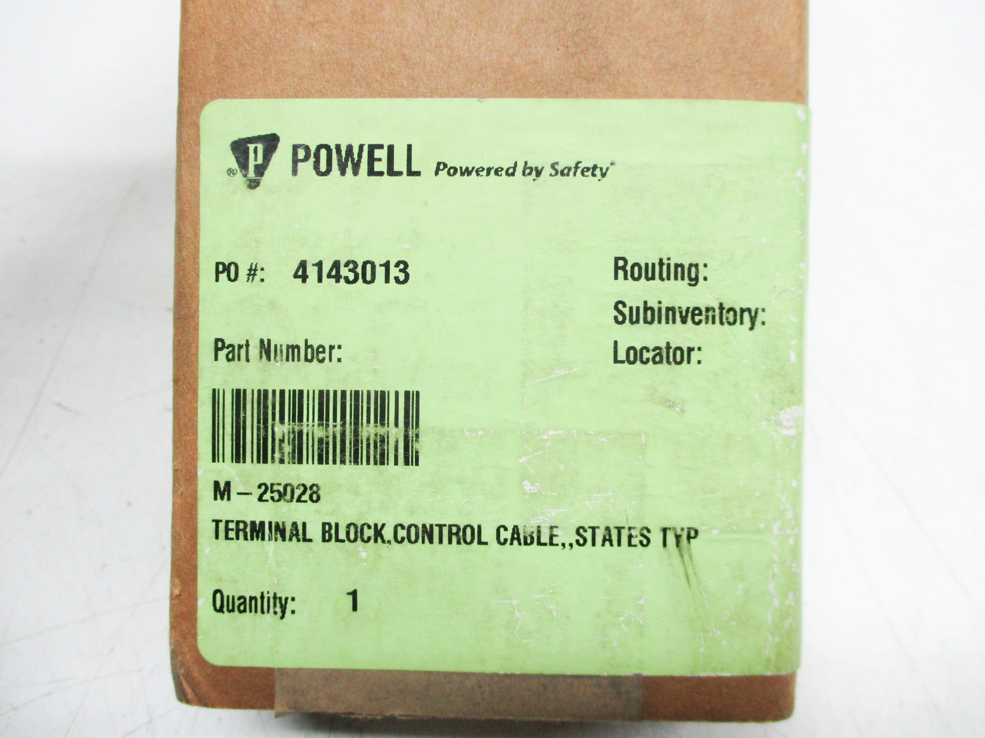 POWELL & THE STATES CO. M-25028 NSMP