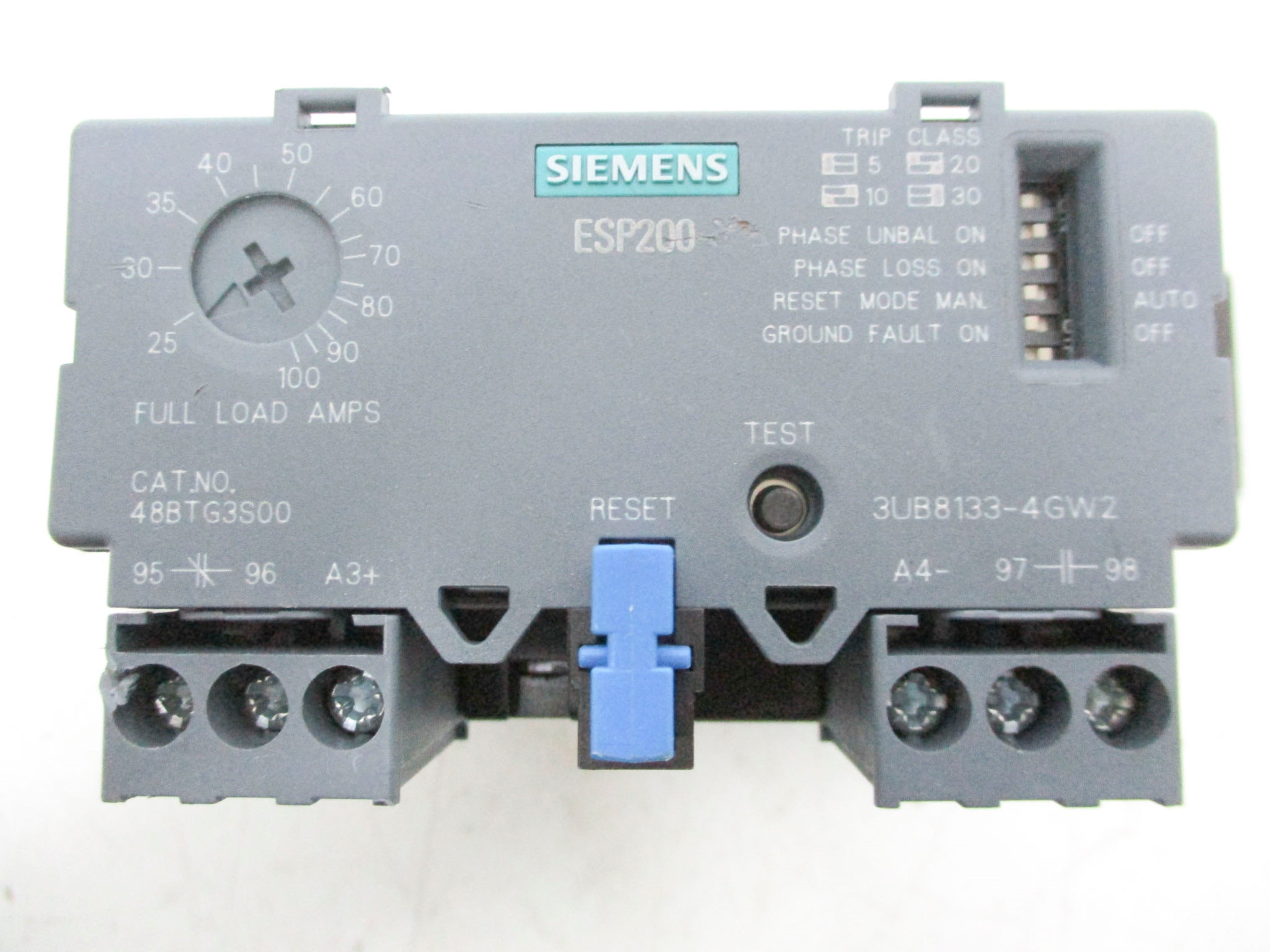 SIEMENS 3UB8133-4GW2 25-100A 600VAC UNMP