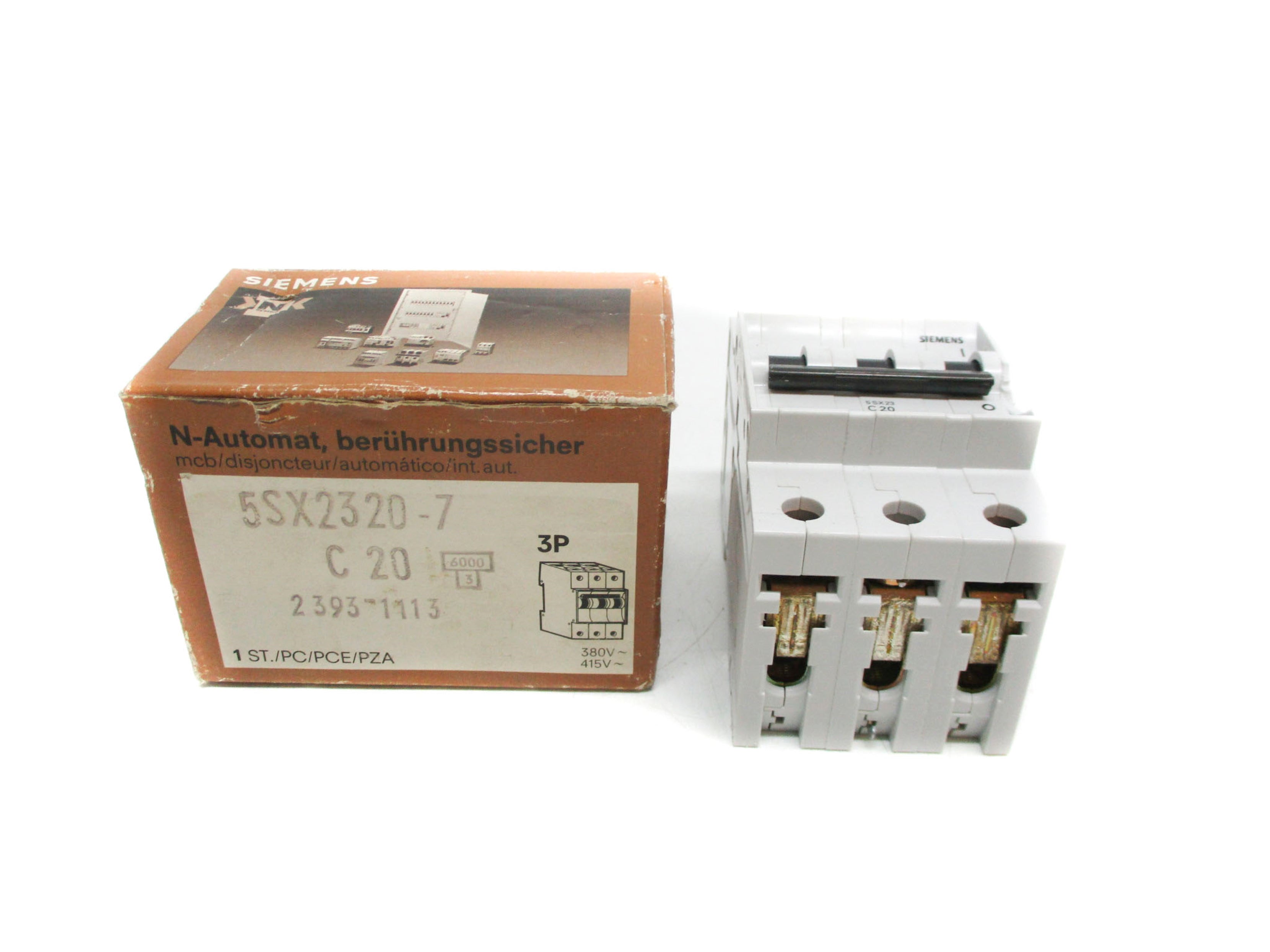 SIEMENS 5SX2320-7 20A 480VAC (AS PICTURED) NSMP
