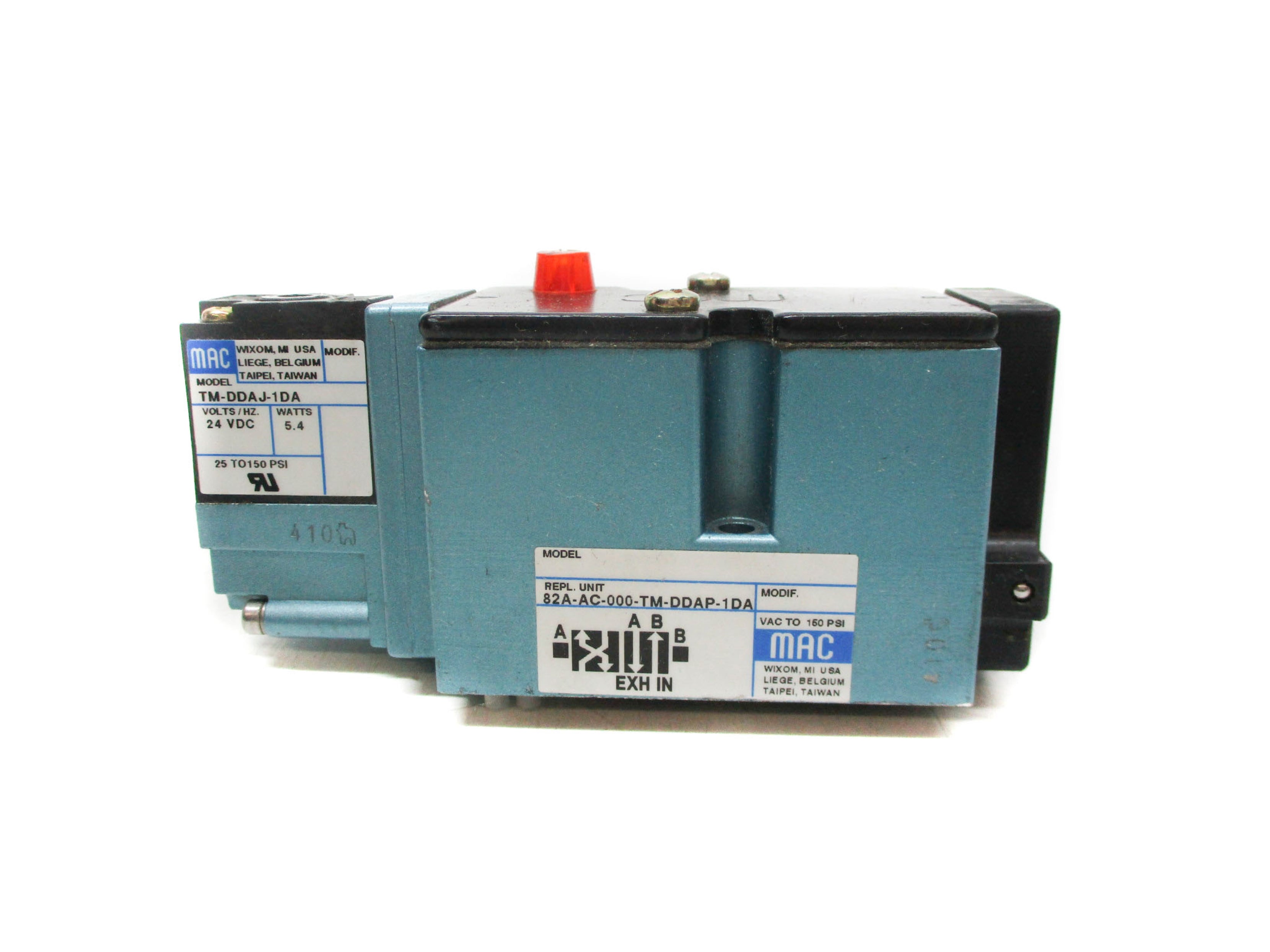 MAC 82A-AC-000-TM-DDAP-1DA 24VDC 160PSI UNMP