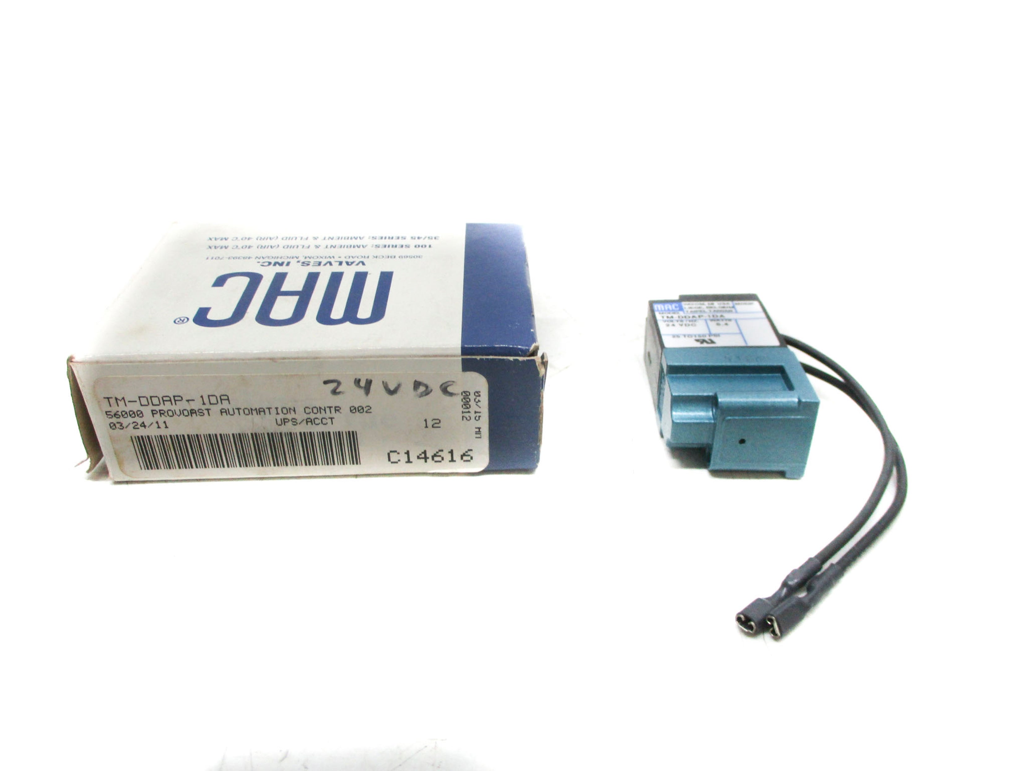 MAC TM-DDAP-1DA 24VDC 25-150PSI NSMP