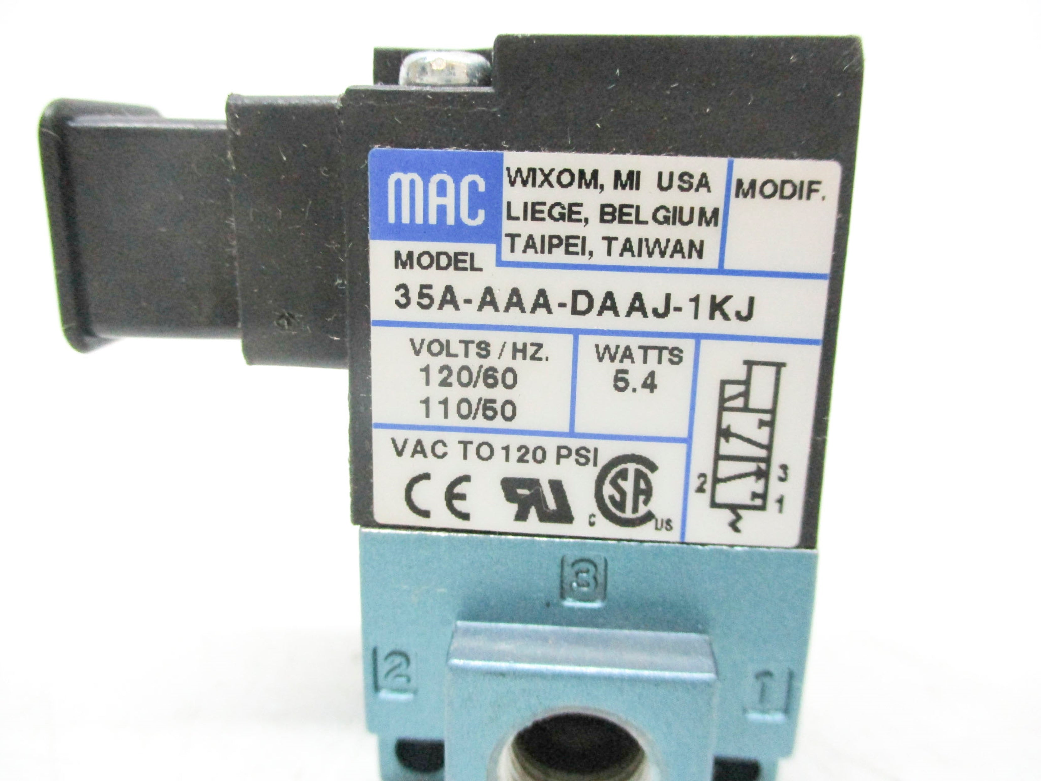 MAC 35A-AAA-DAAJ-1KJ 110/50 120/60 NSNP