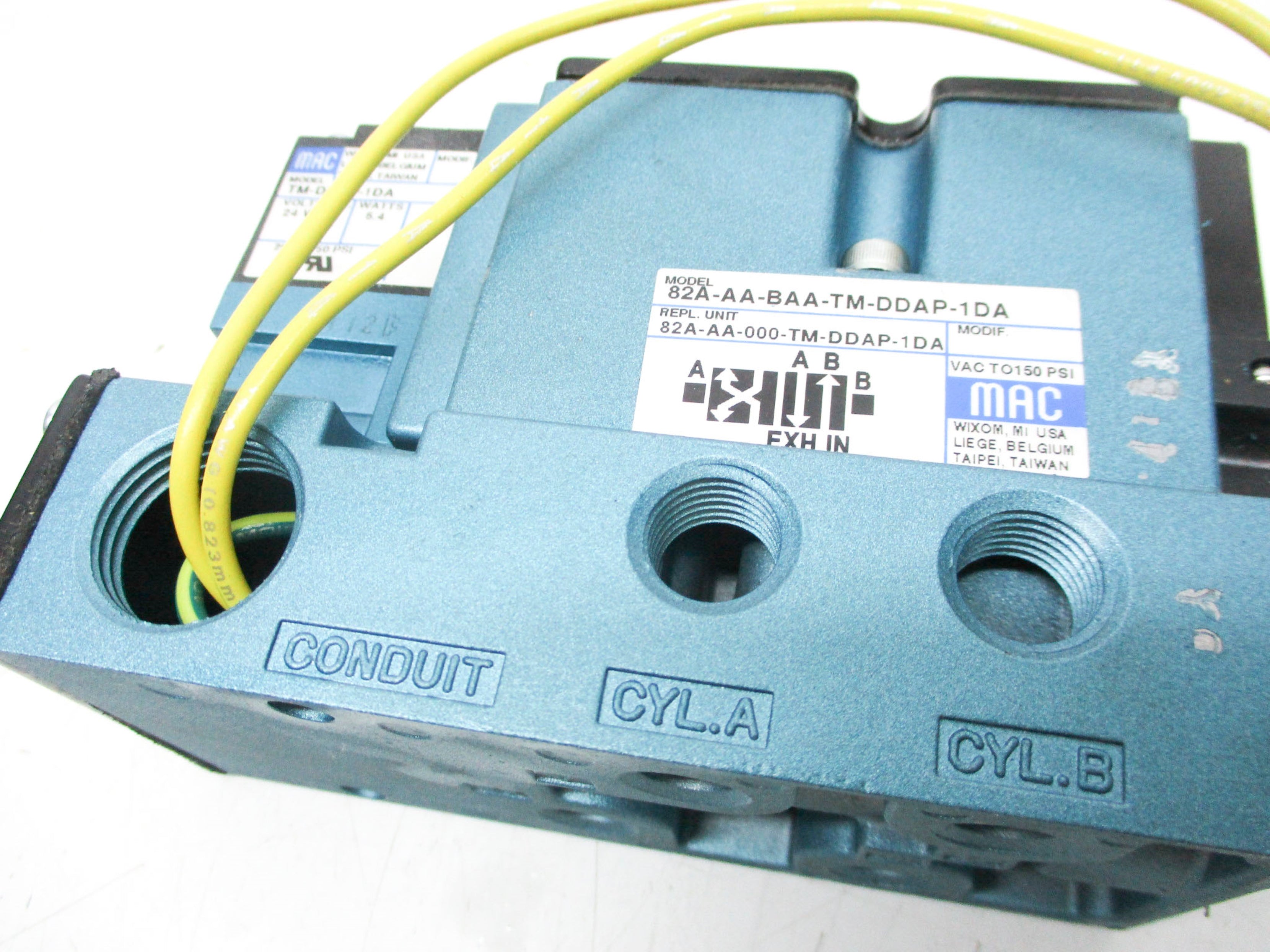 MAC 82A-AA-BAA-TM-DDAP-1DA 24VDC 150PSI NSMP