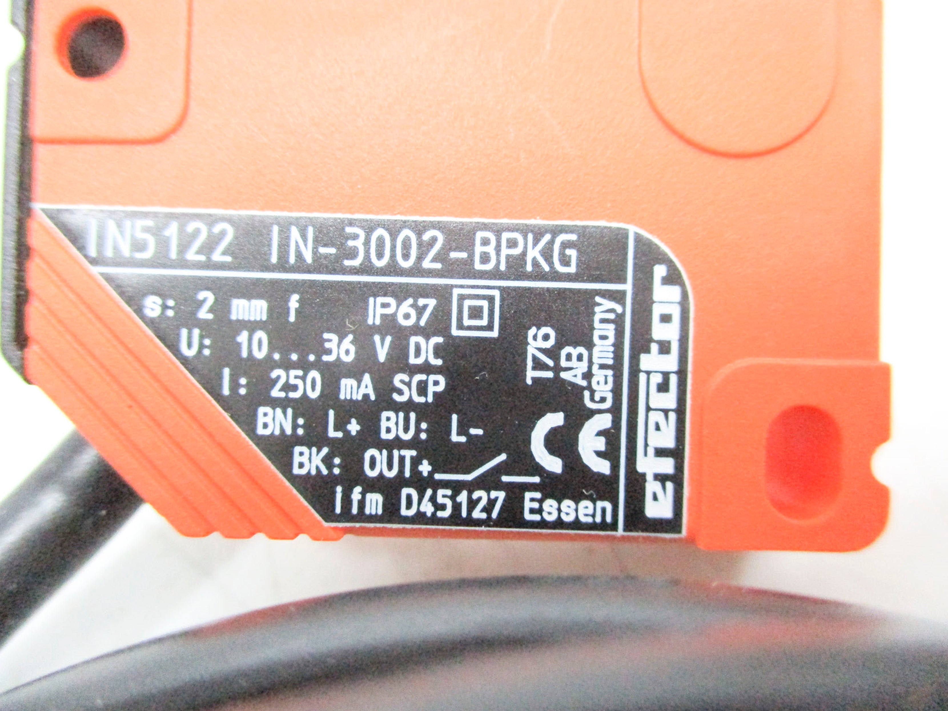 IFM EFECTOR IN5122 NSMP