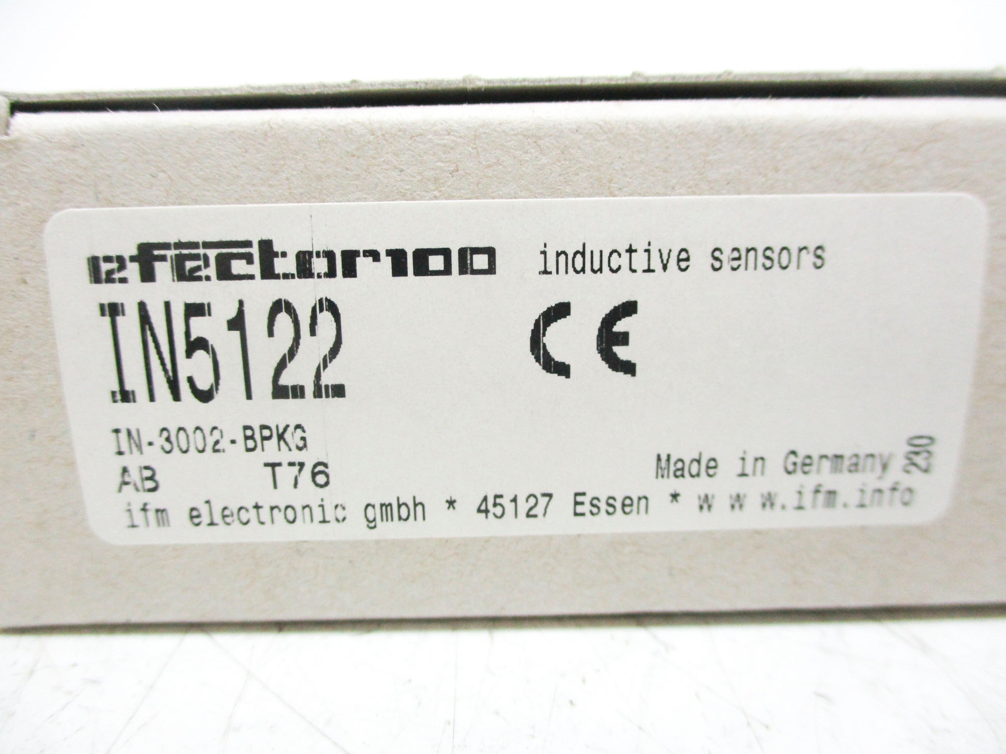 IFM EFECTOR IN5122 NSMP