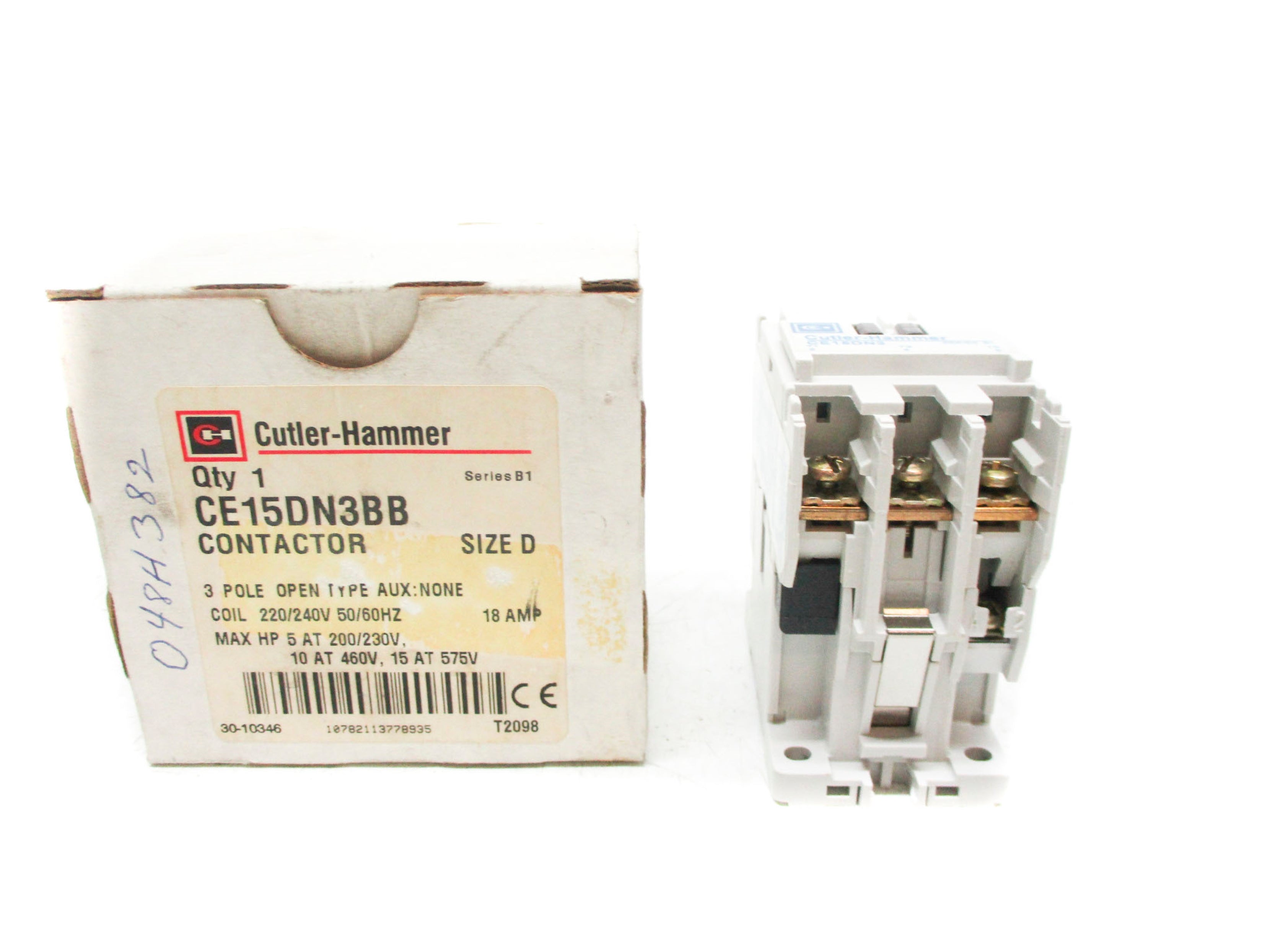 CUTLER HAMMER CE15DN3BB SER. B1 220/240V NSMP