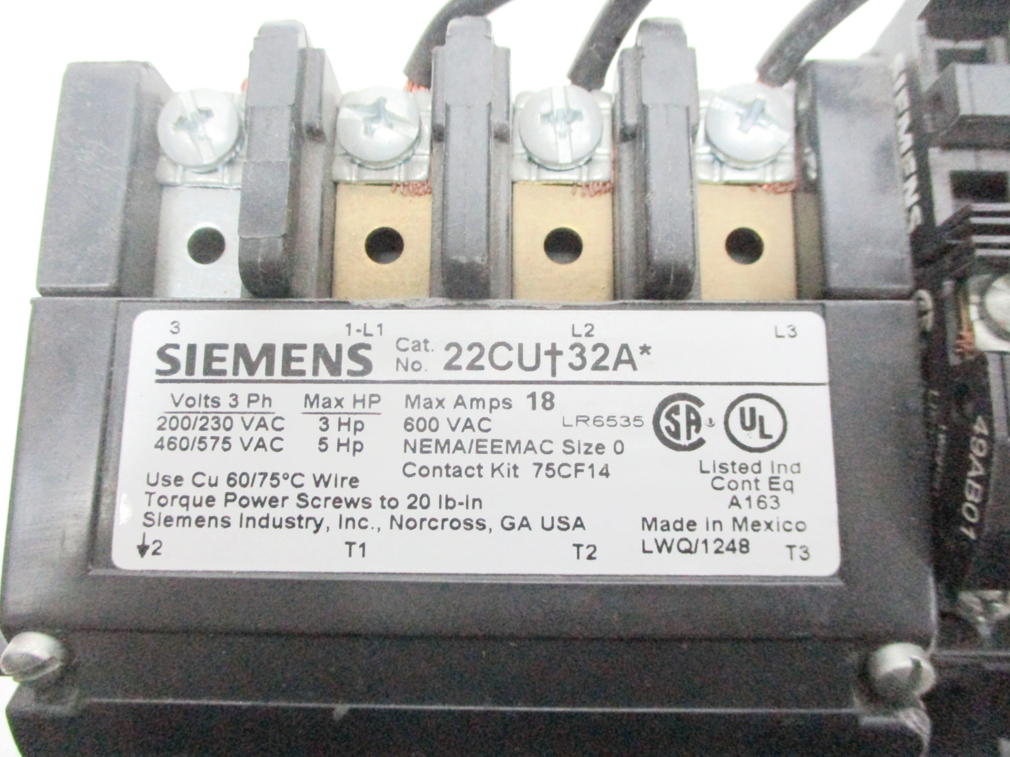 SIEMENS 22CUC32AA NSMP