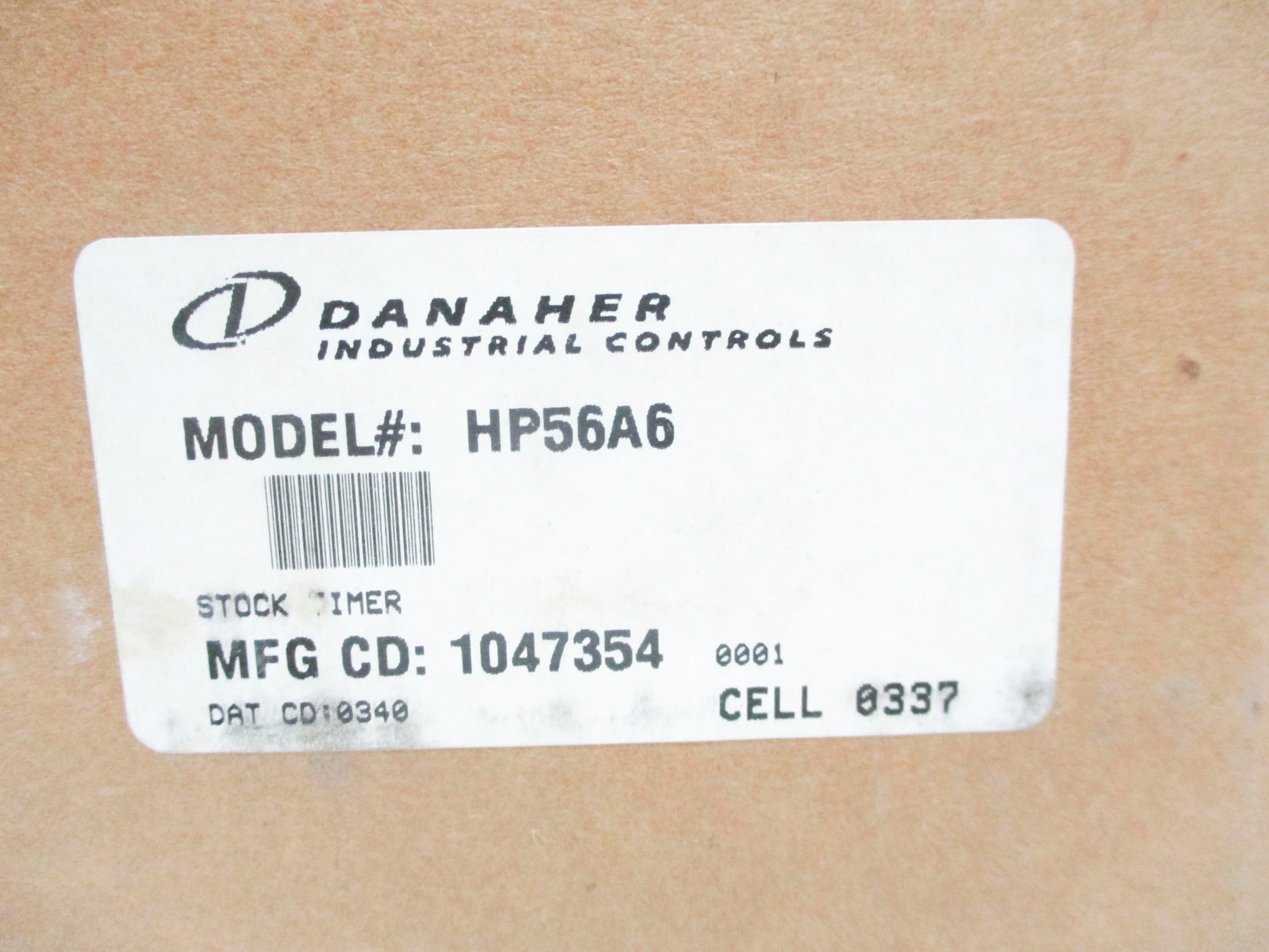 DANAHER CONTROLS HP56A6 0-60MIN NSMP