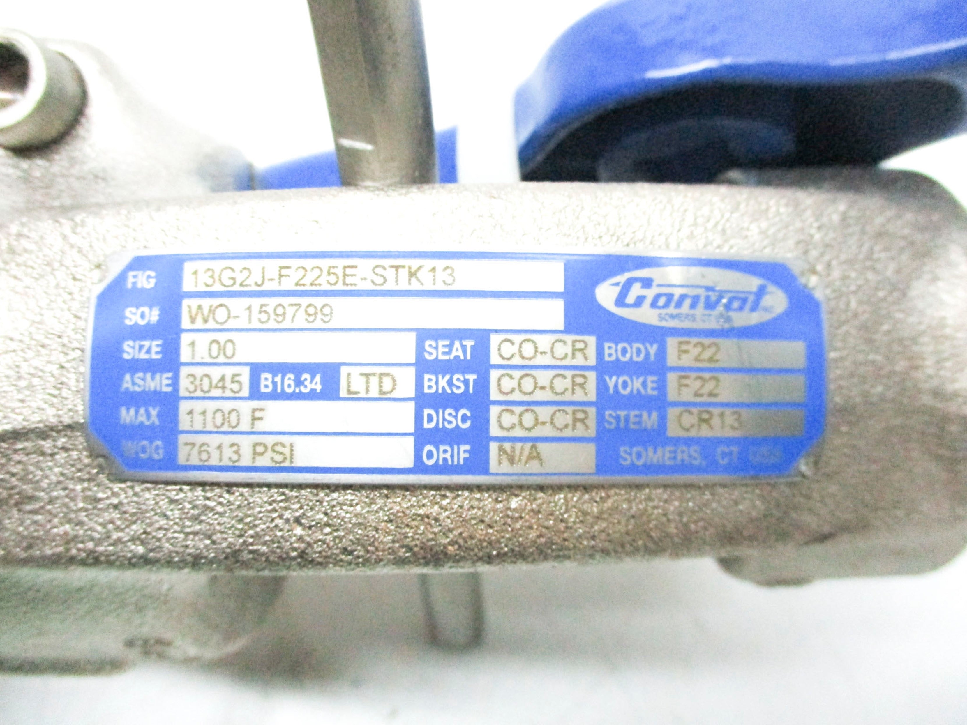 CONVAL 13G2J-F225E-STK13 7613PSI NSNP
