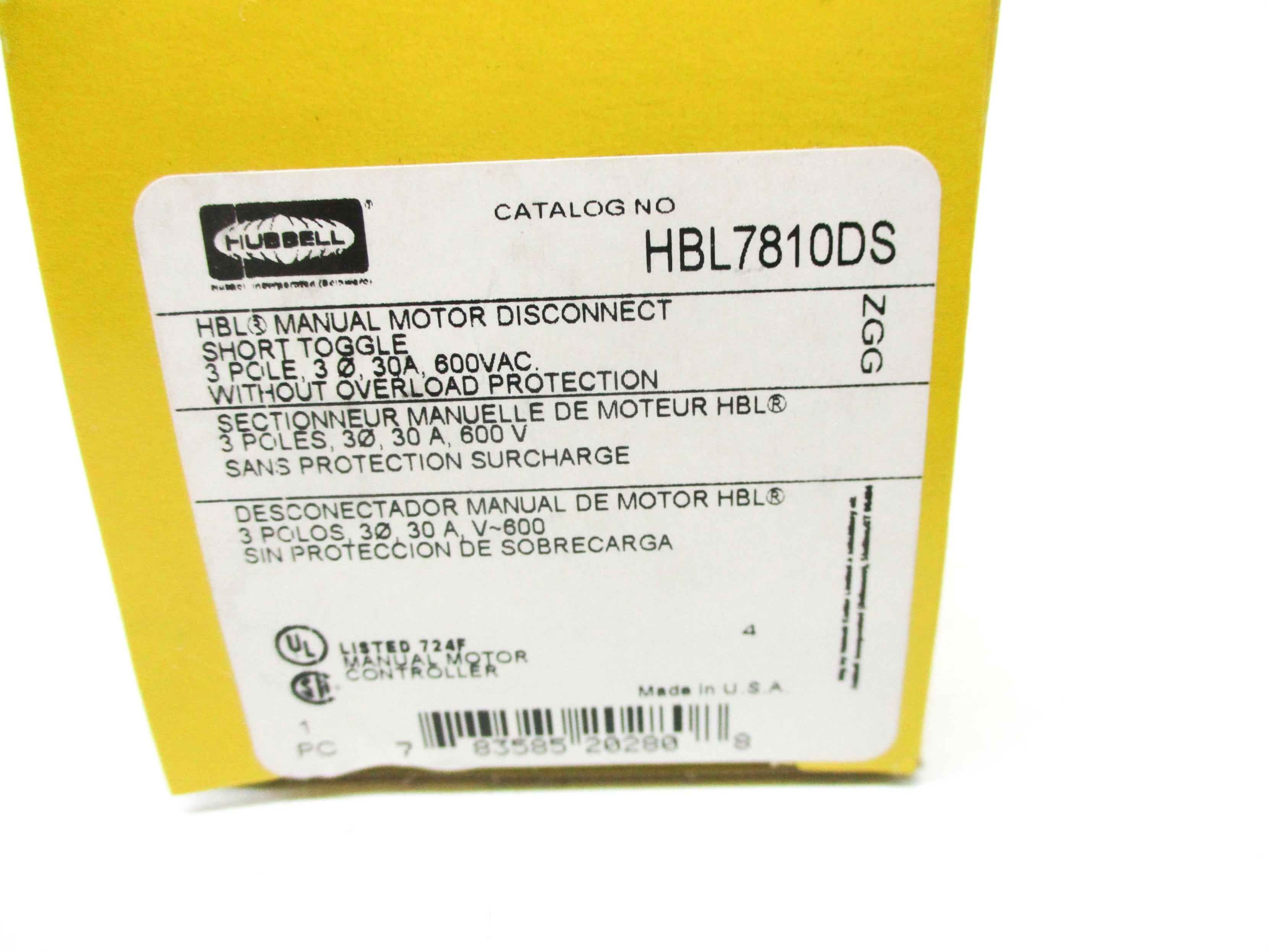 HUBBELL HBL7810DS NSMP
