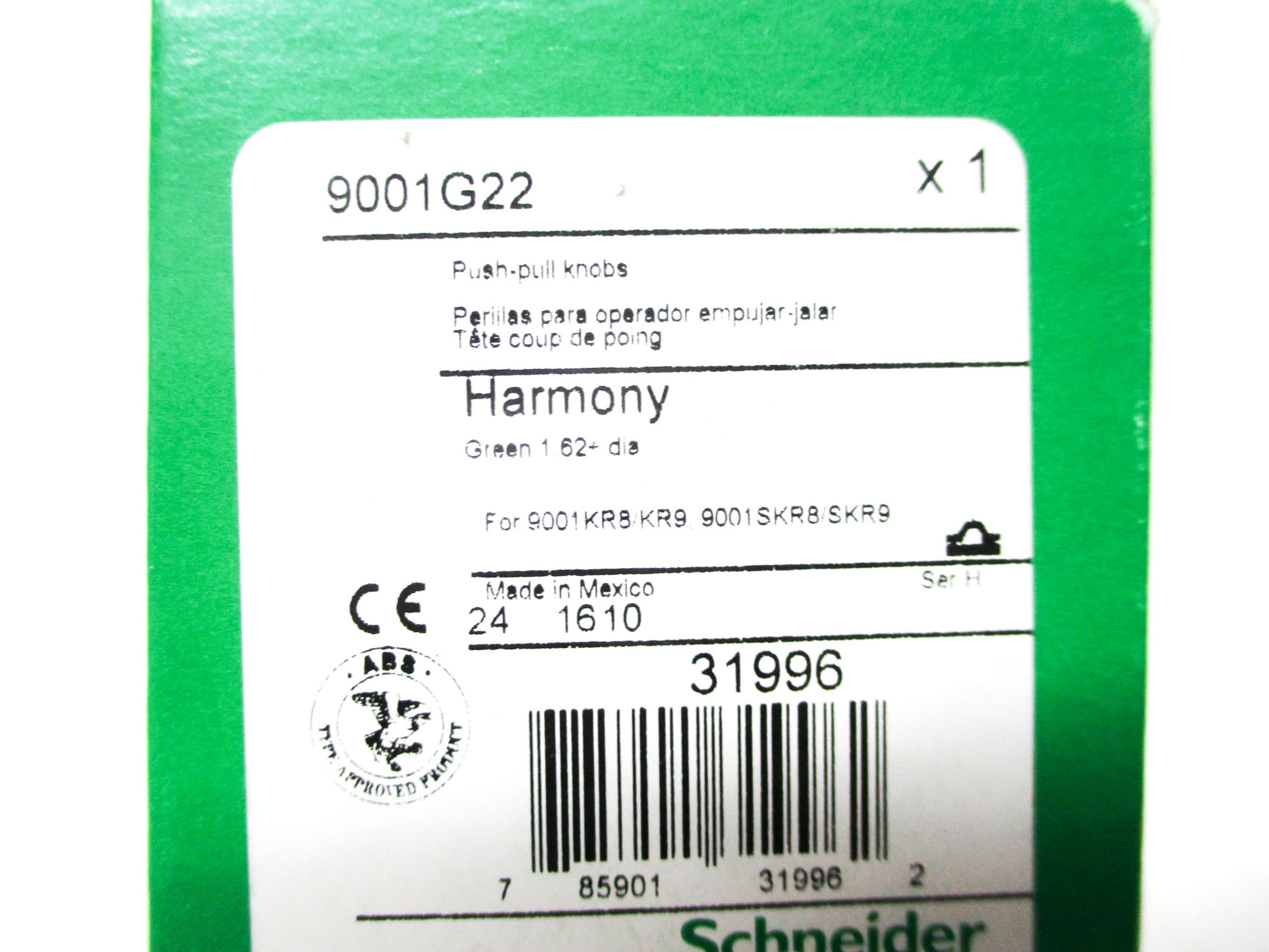 SCHNEIDER ELECTRIC 9001G22 SER. H NSMP