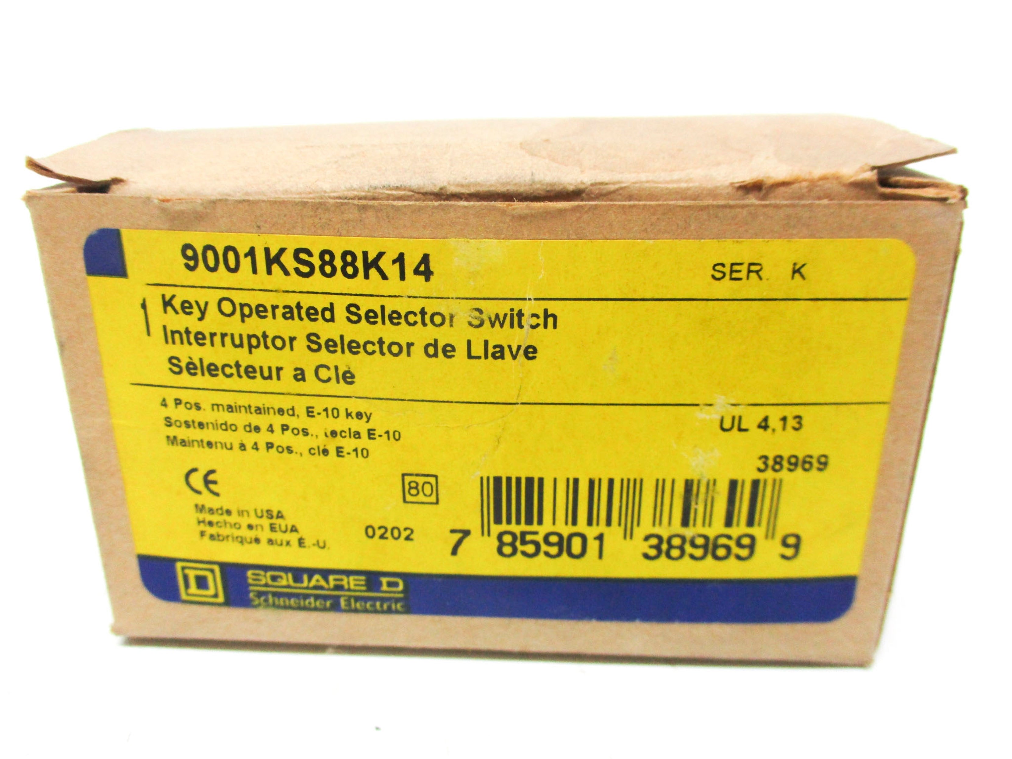SQUARE D 9001KS88K14 SER. K (NO KEY) NSMP