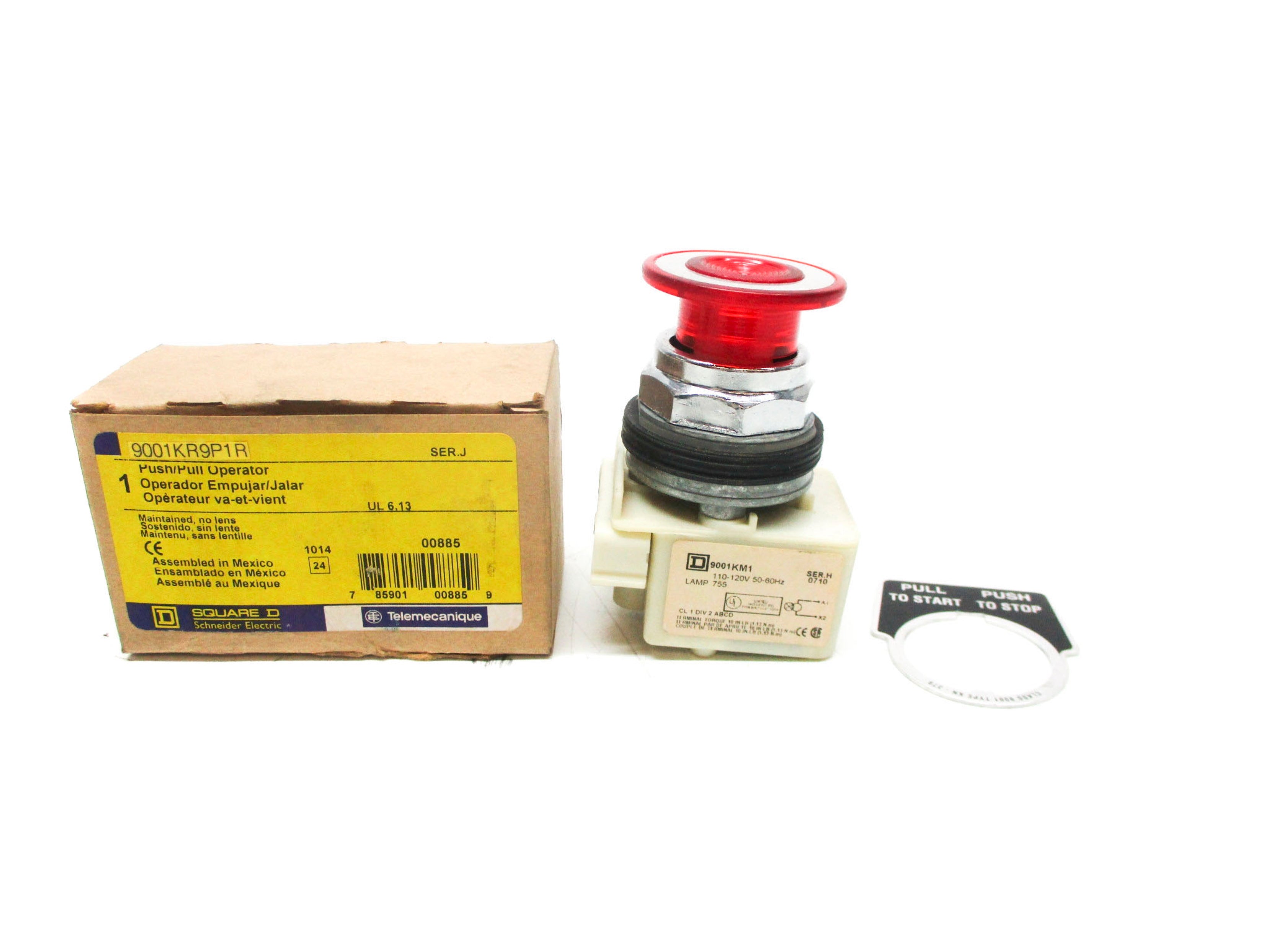 SQUARE D 9001KR9P1R SER. J NSMP