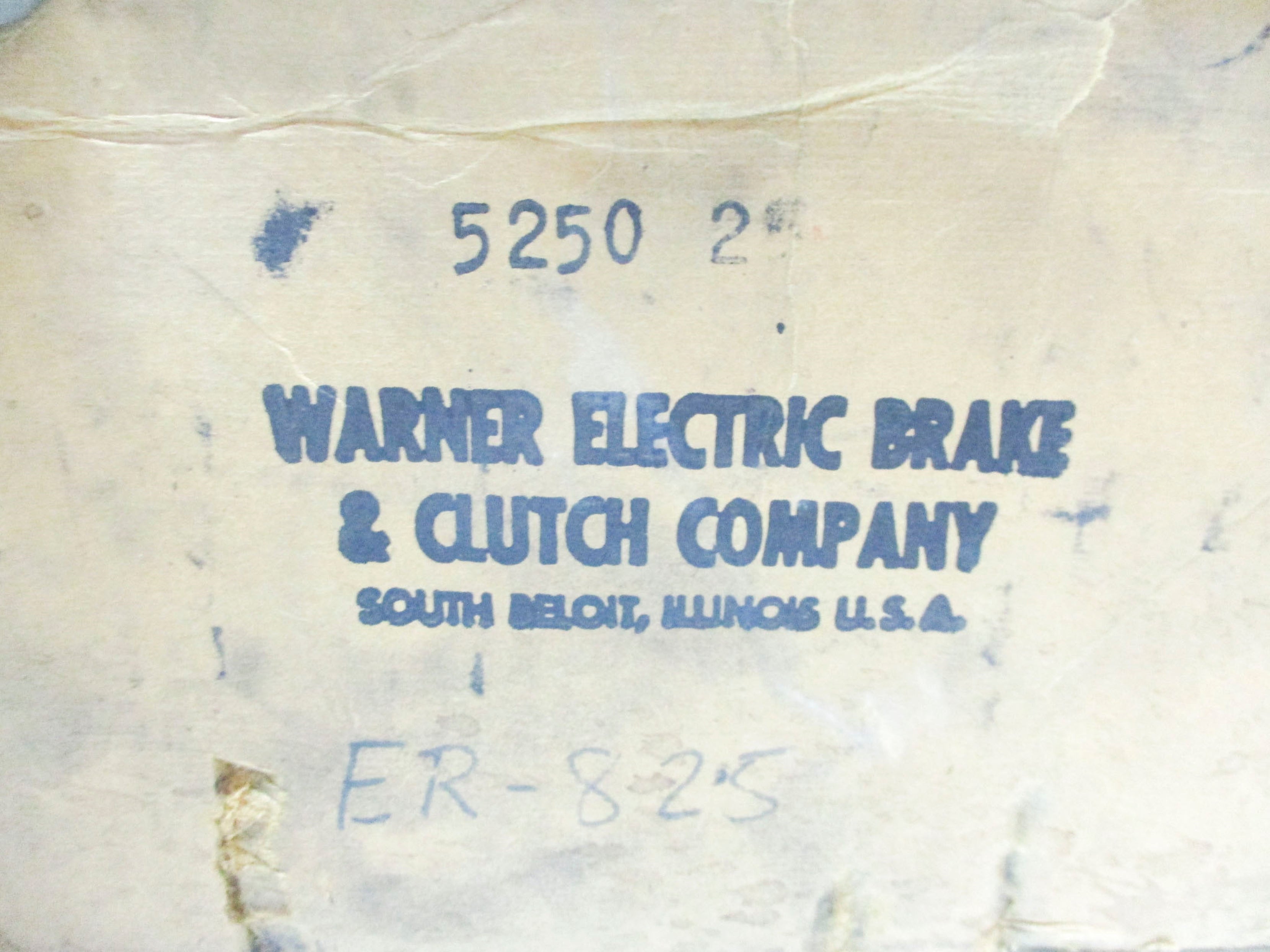 WARNER ELECTRIC 5250-631-010 2" NSMP