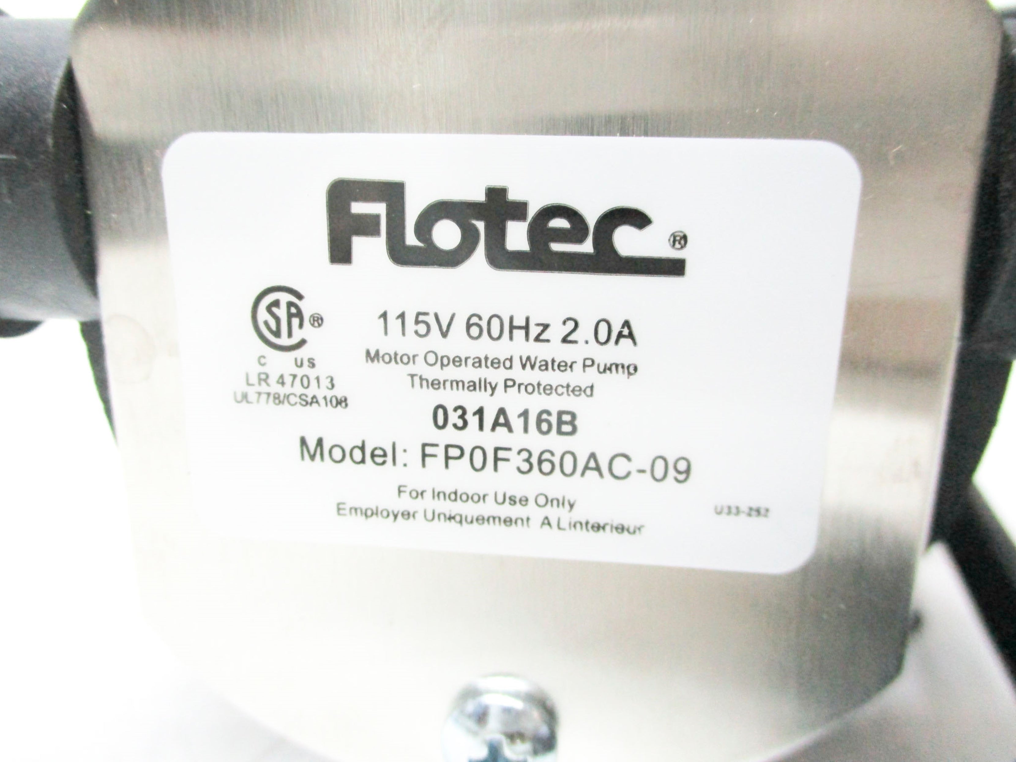 FLOTEC FP0F360AC NSMP