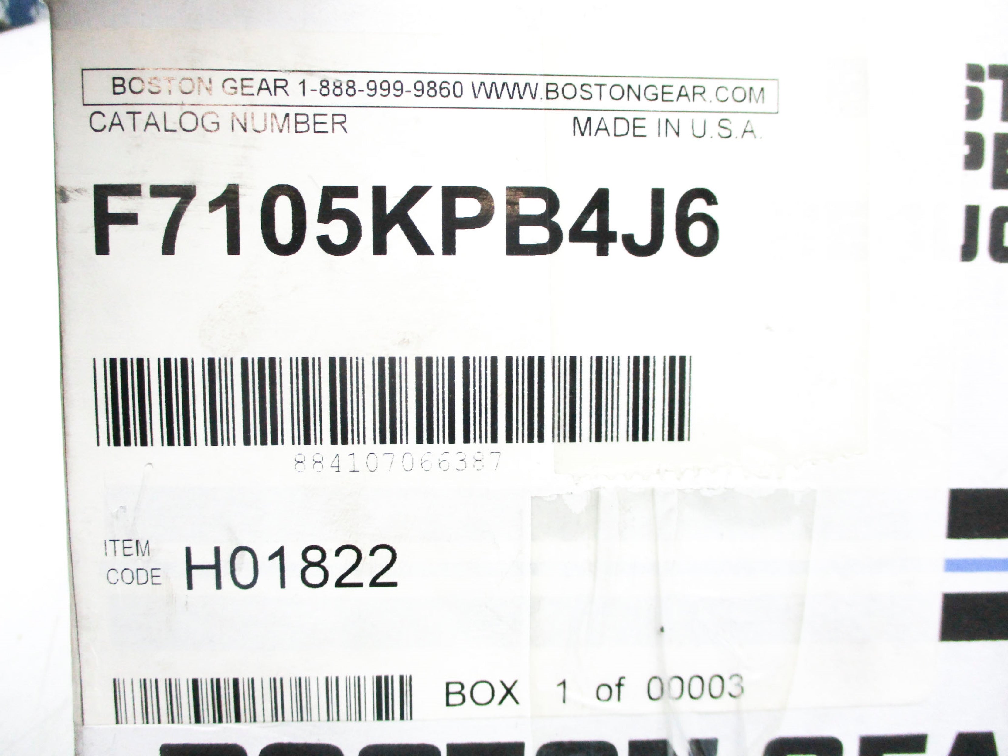 BOSTON GEAR F7105KPB4J6 NSMP
