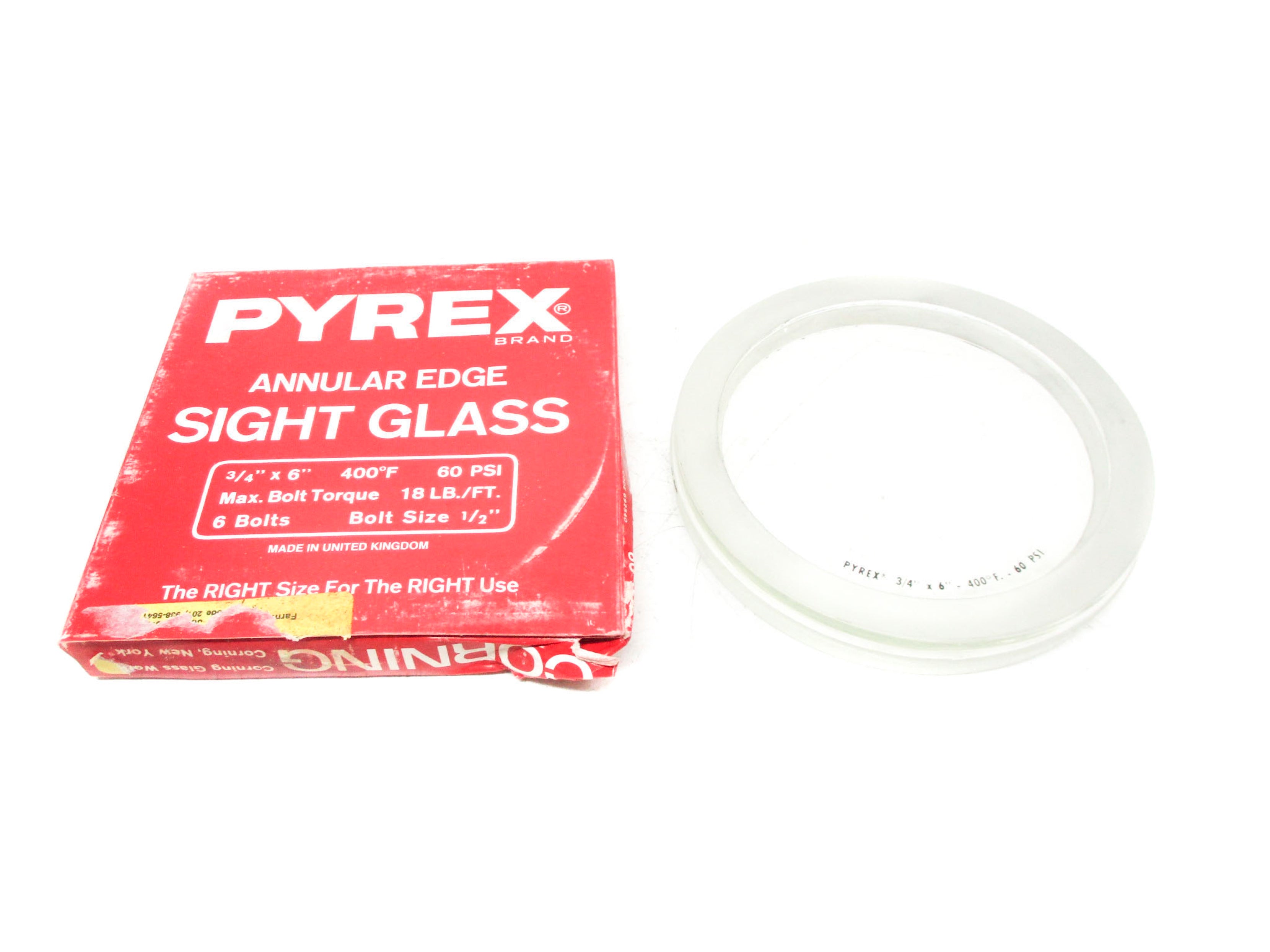 PYREX 3/4"X6"-400F-60PSI NSMP