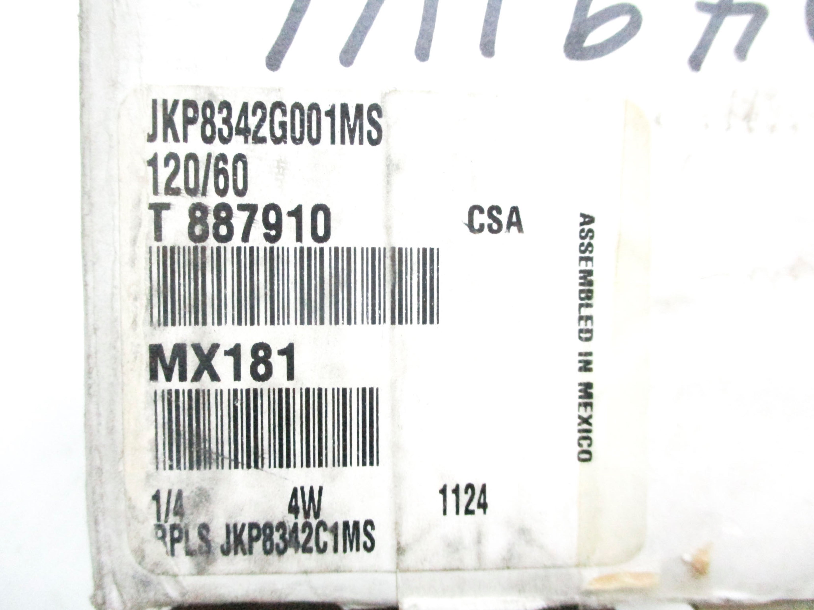 ASCO JKP8342G001MS 110/120V 100PSI NSMP