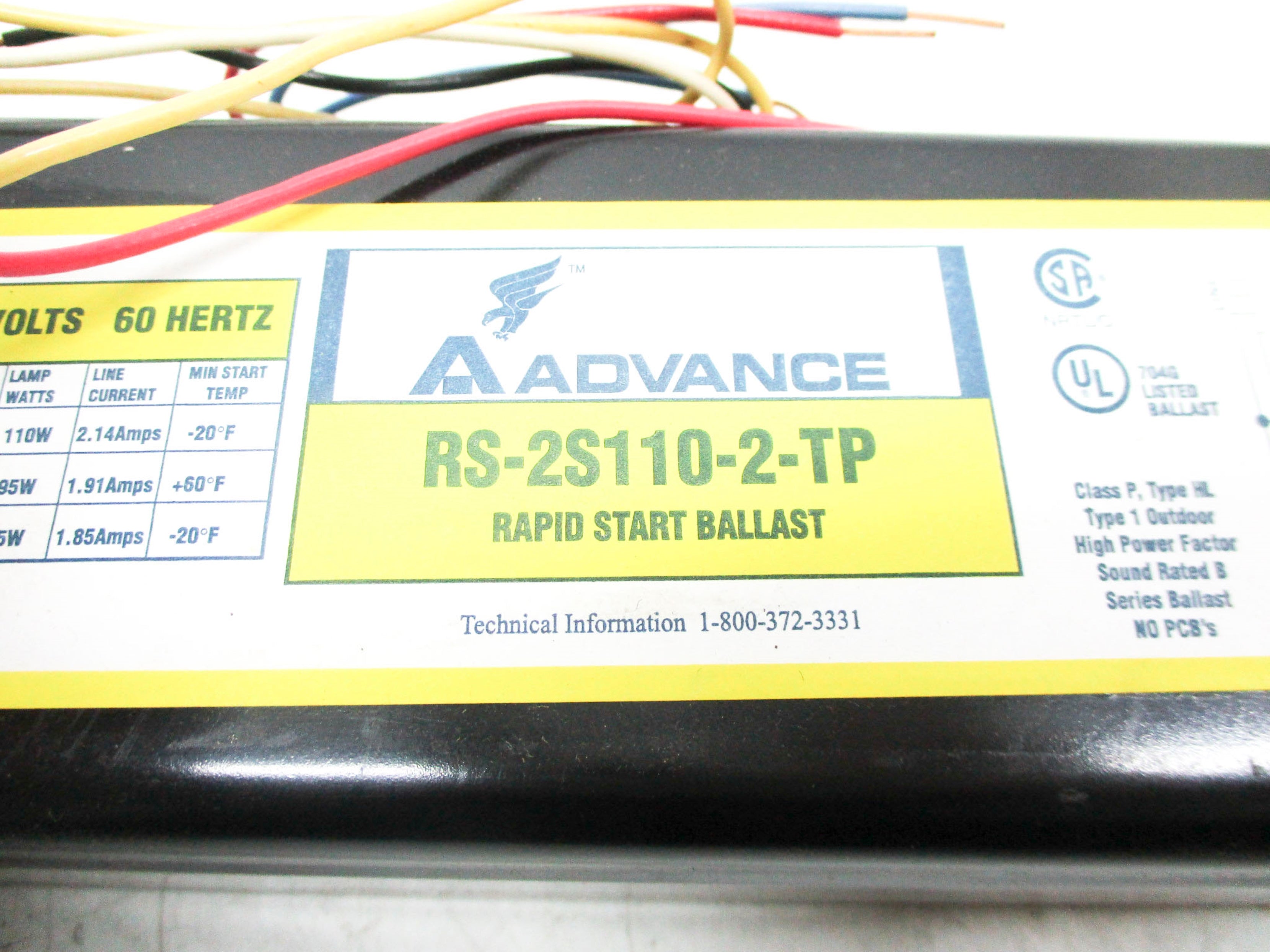 ADVANCE RS-2S110-2-TP NSNP