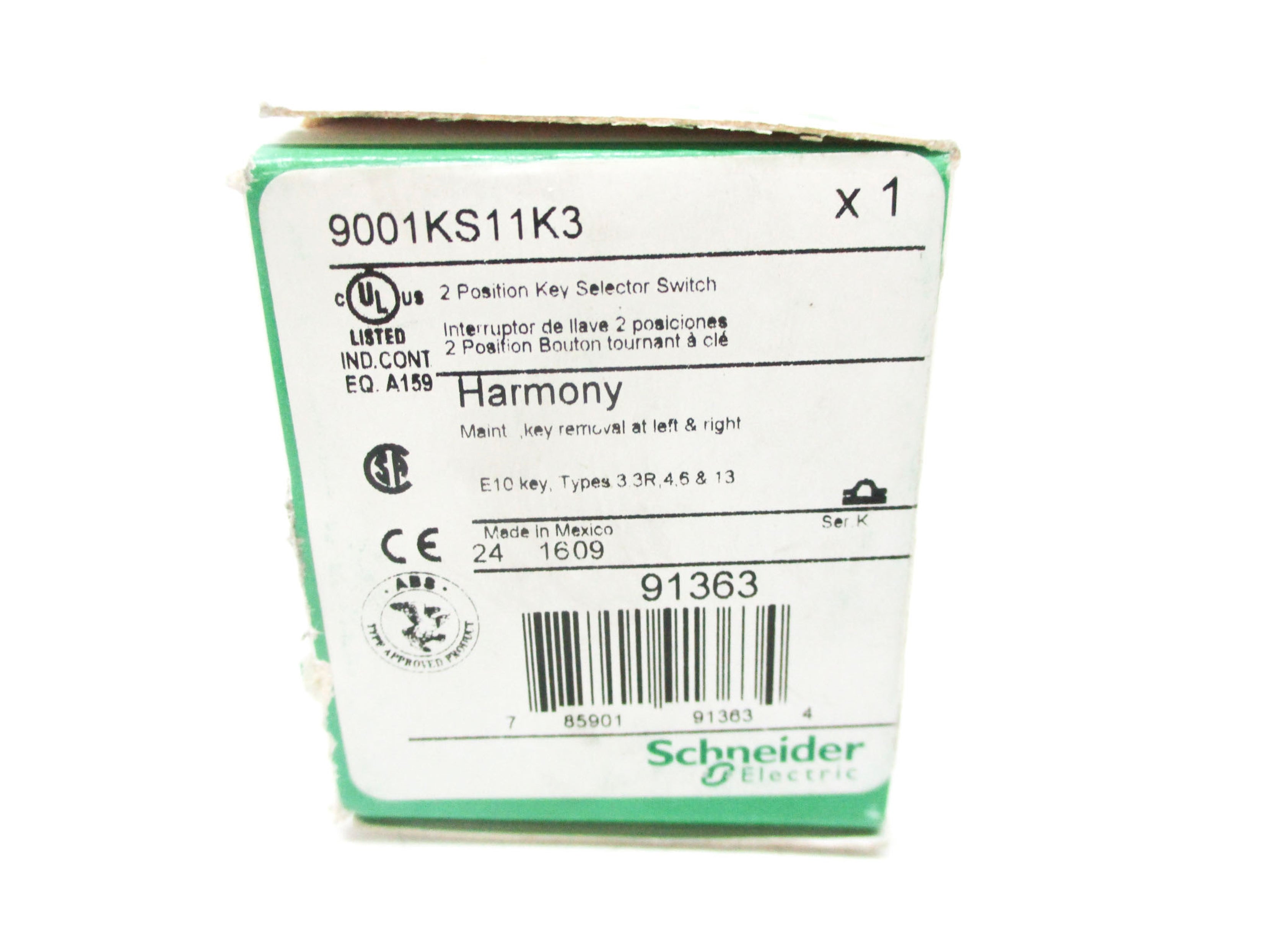 SCHNEIDER ELECTRIC 9001KS11K3 SER. K NSMP
