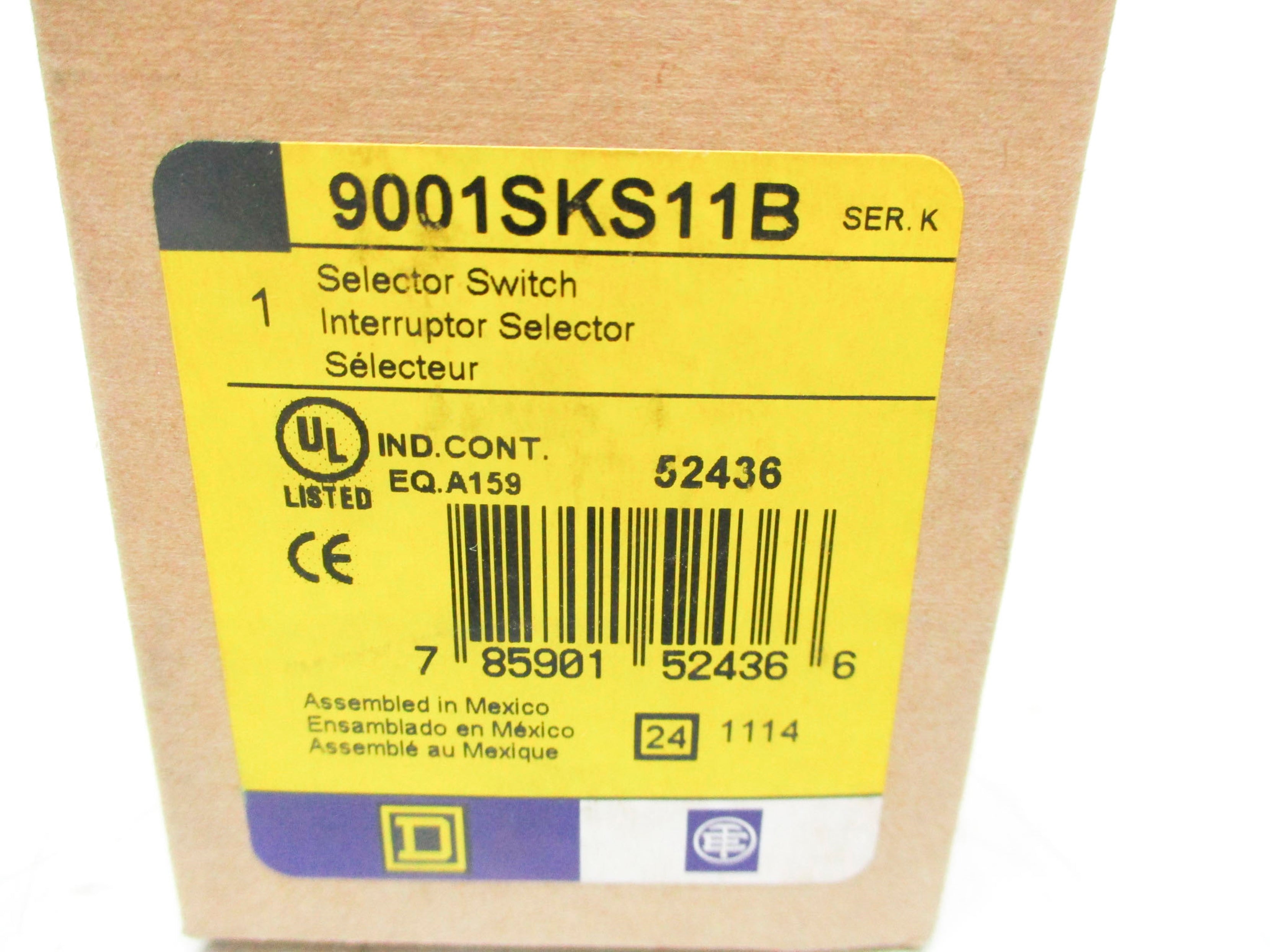 SQUARE D 9001SKS11B SER. K NSMP