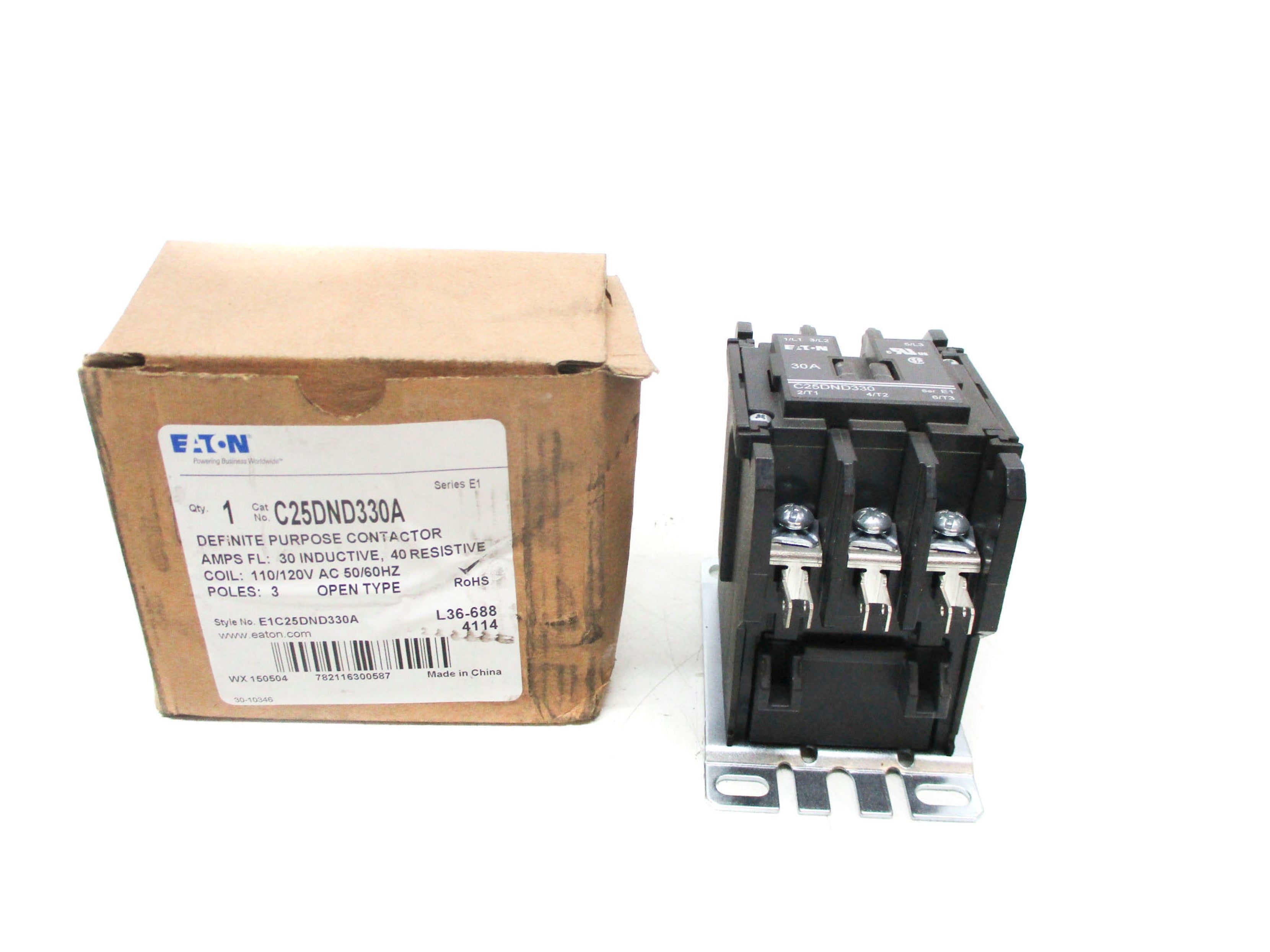 EATON C25DND330A SER. E1 110/120V NSMP
